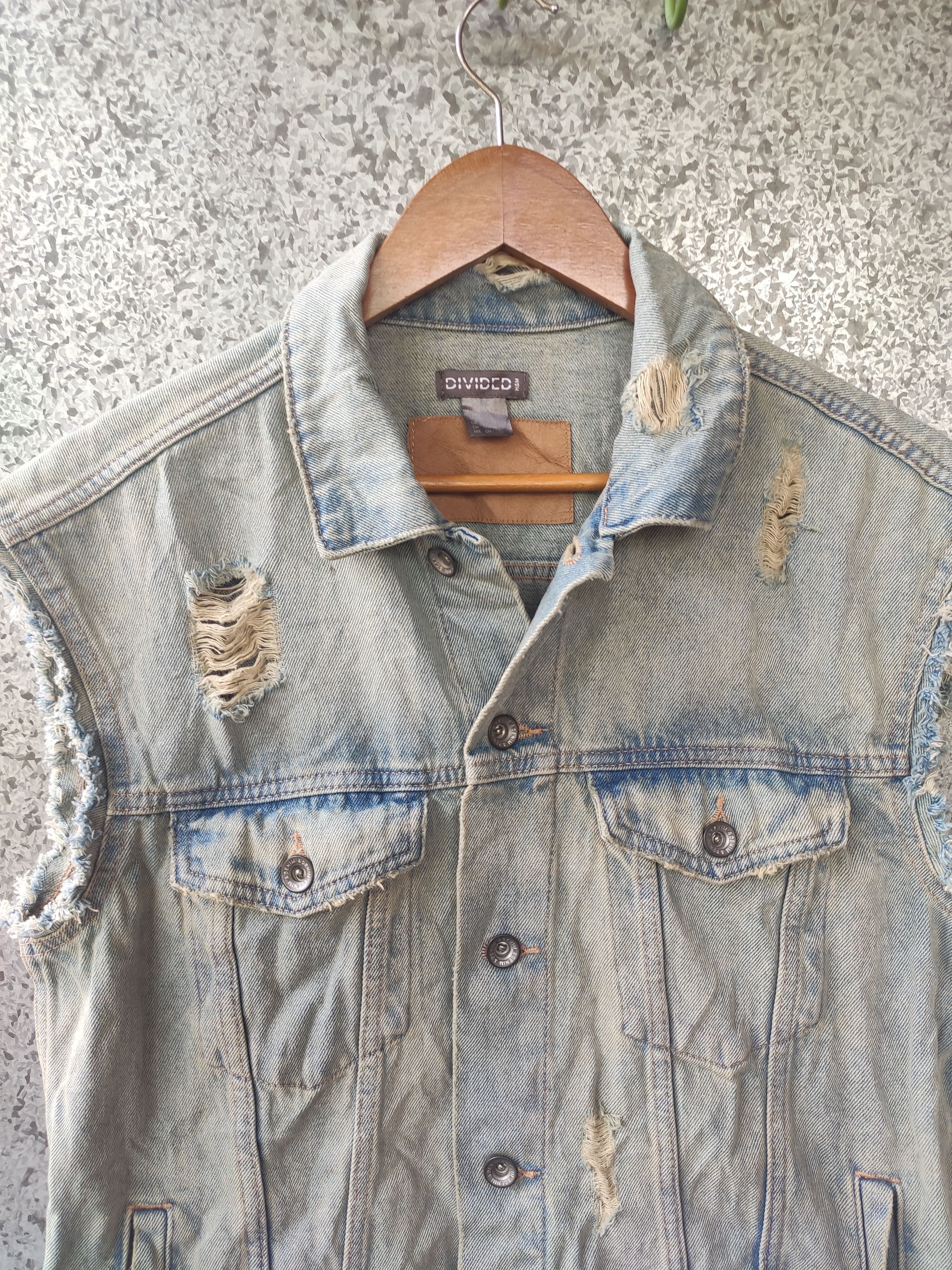 Seditionaries 🔥 Distressed Denim H&M vest Seditionaries Size US S / EU 44-46 / 1 - 2 Thumbnail