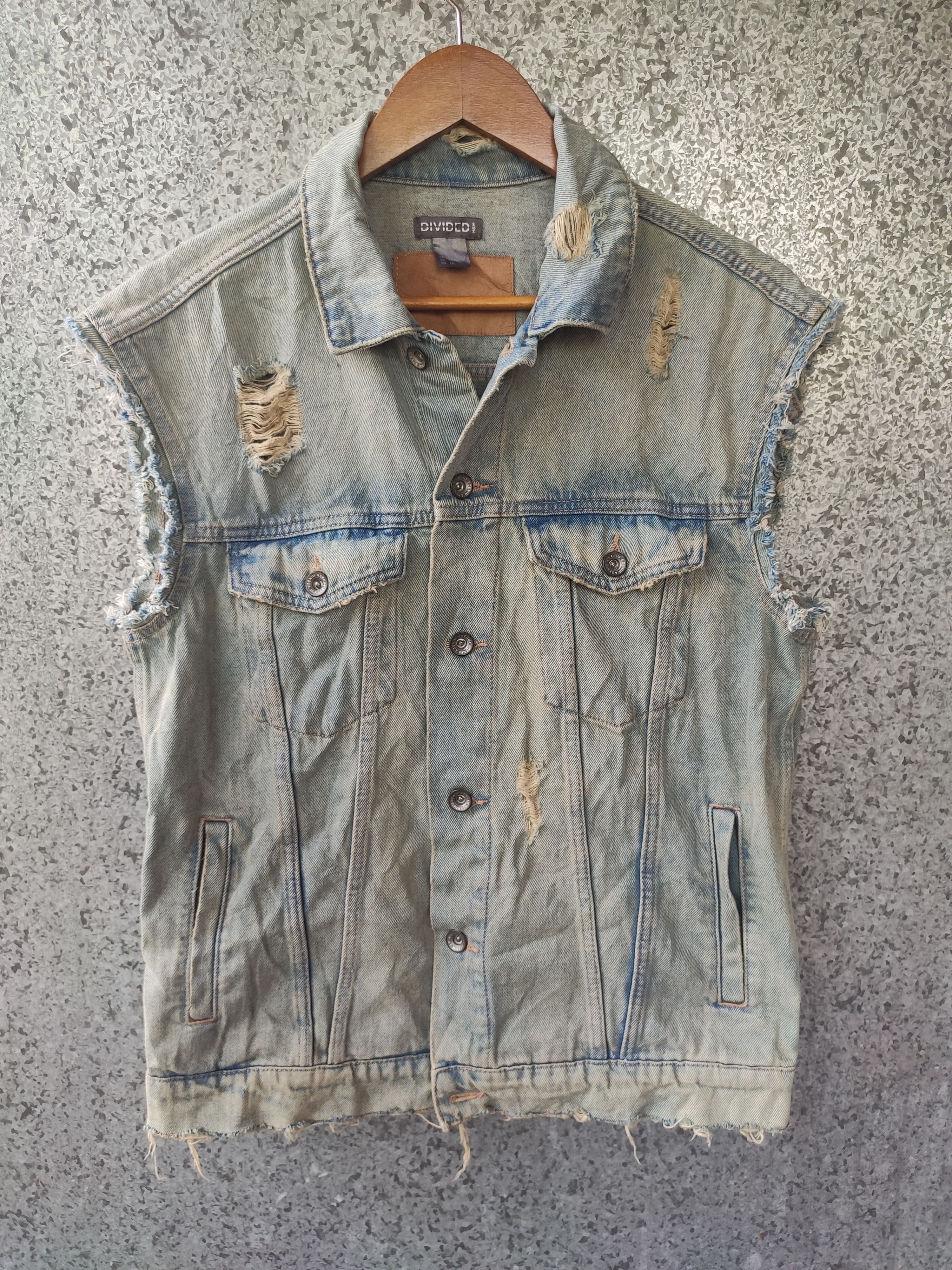 Seditionaries 🔥 Distressed Denim H&M vest Seditionaries Size US S / EU 44-46 / 1 - 1 Thumbnail