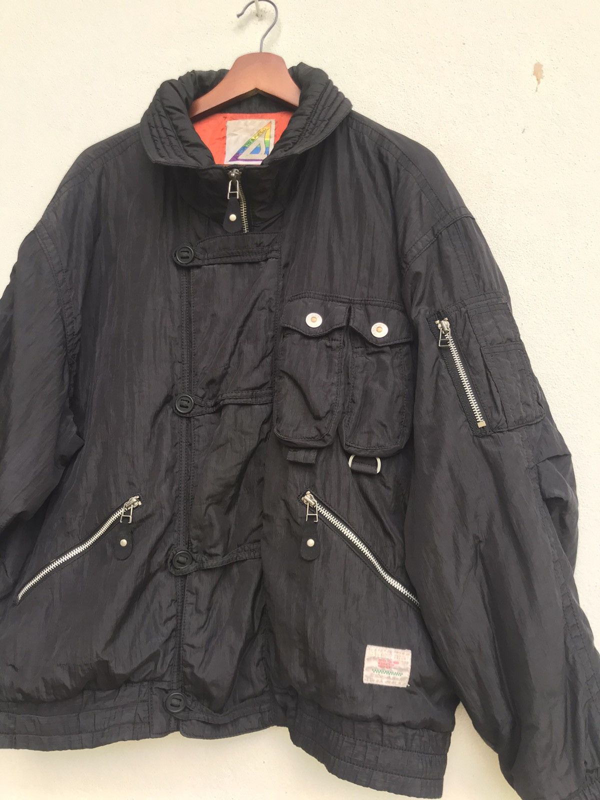 Japanese Brand Vortex Multi Pocket Bomber Jacket Size US L / EU 52-54 / 3 - 5 Thumbnail