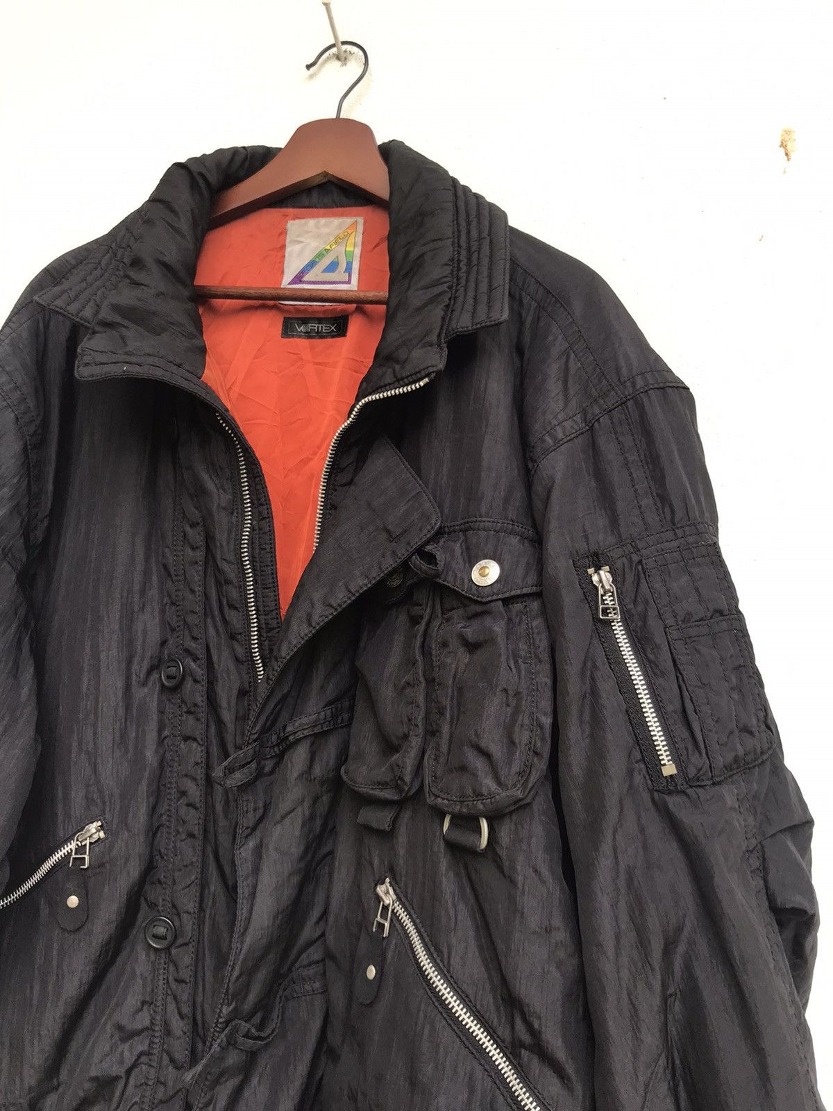 Japanese Brand Vortex Multi Pocket Bomber Jacket Size US L / EU 52-54 / 3 - 8 Thumbnail