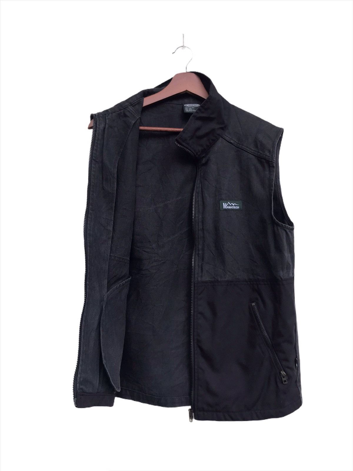 Manastash Manastash Denim Hem Vest Jacket Size US S / EU 44-46 / 1 - 2 Thumbnail
