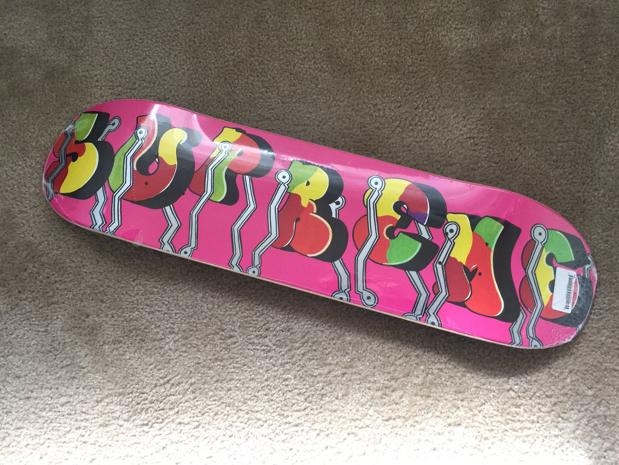 Supreme Blade Whole Car Skateboard Deck Blue/Pink/White Set
