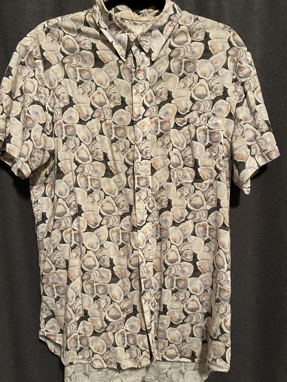 Billy Reid Billy Reid Oyster Print Shirt Grailed