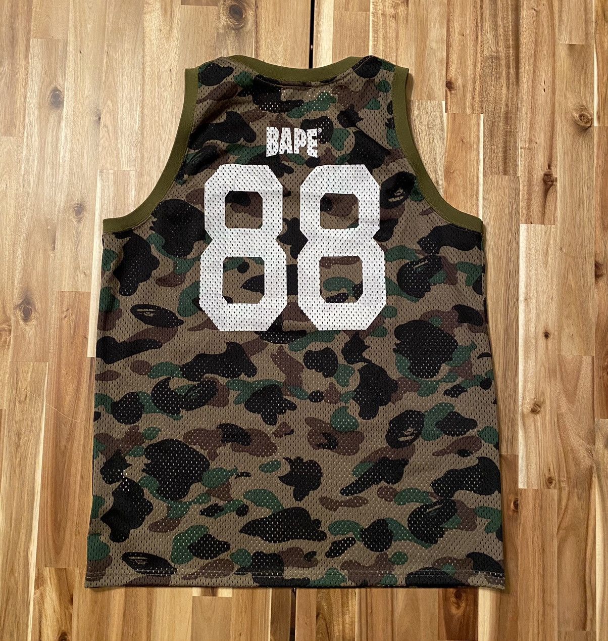Bape BAPE Green Camo Jersey BRAND NEW Size US XXL / EU 58 / 5 - 2 Thumbnail