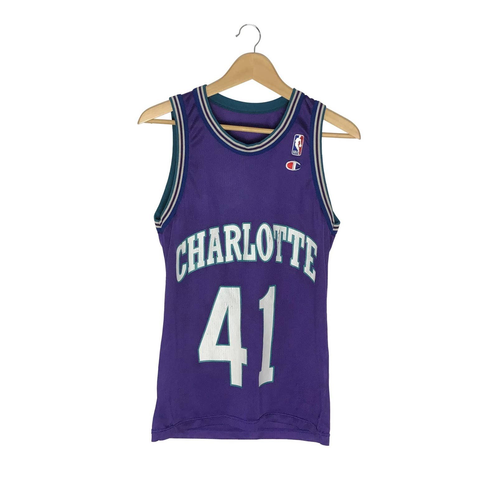 Vintage 1996 Charlotte Hornets Glen Rice Jersey - Men's XS