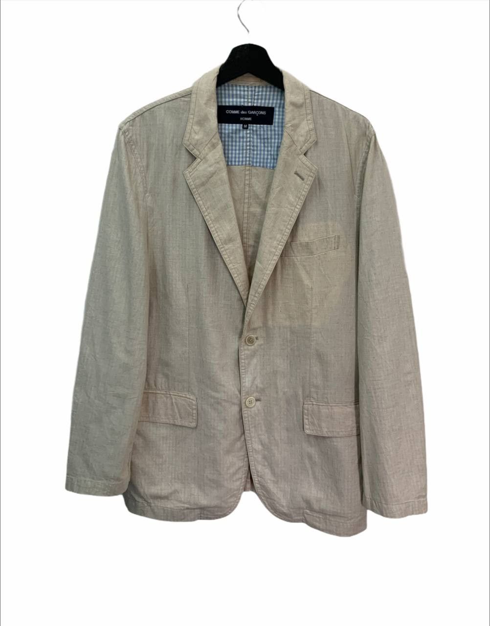 Comme des Garcons S/S05 CDG Homme Linen Coat Size US M / EU 48-50 / 2 - 1 Thumbnail
