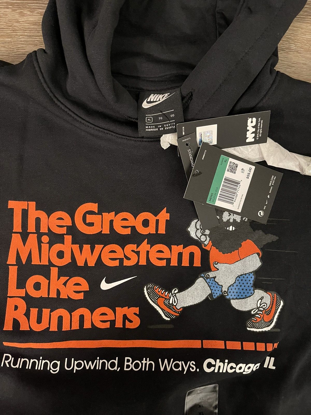 Nike Nike Midwestern Lake Runners Club Hoodie XL NWT Grailed