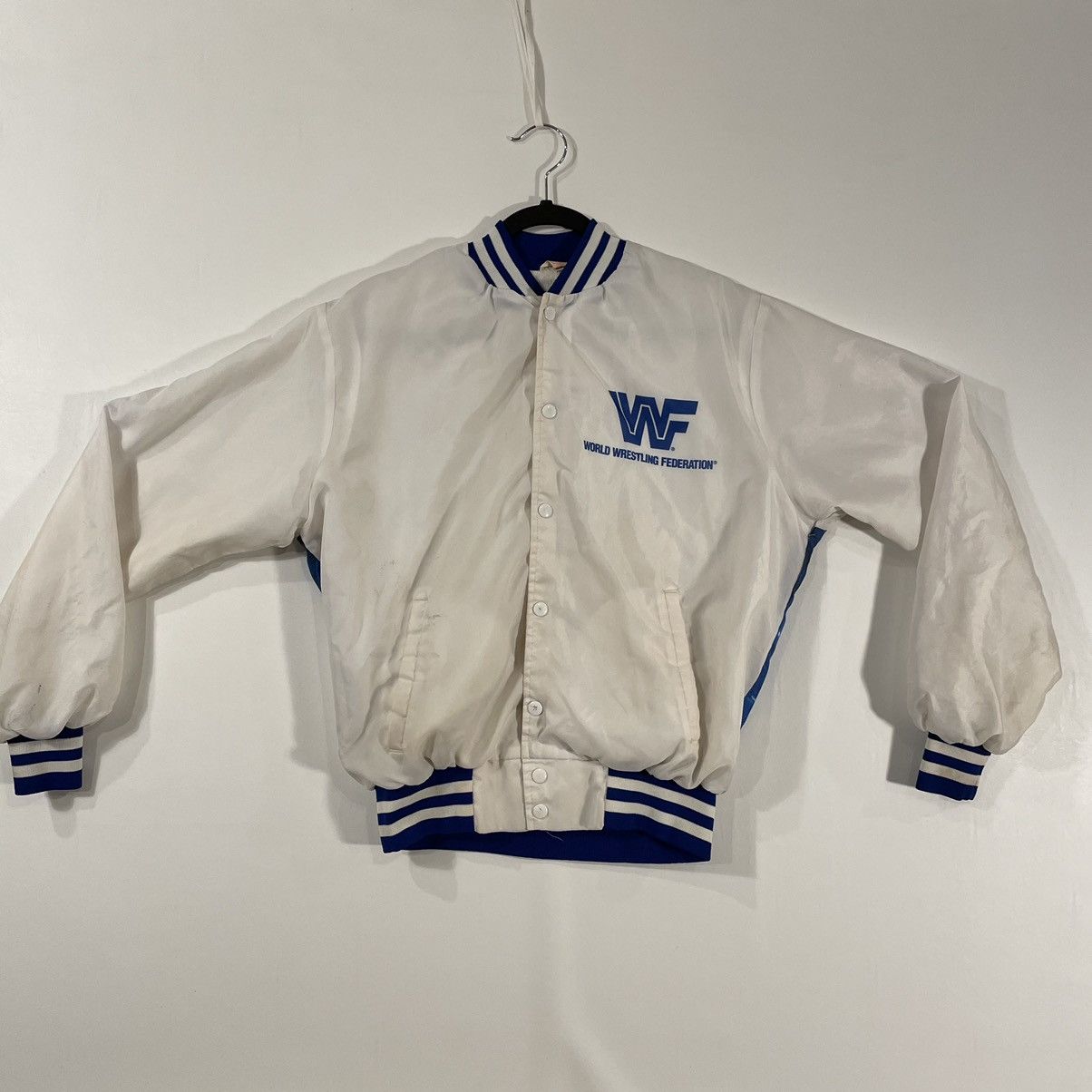 WWF VERY RARE 80s OG WWF Ultimate Warrior Bomber Jacket | Grailed