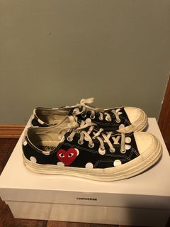 Cdg converse low polka on sale dot