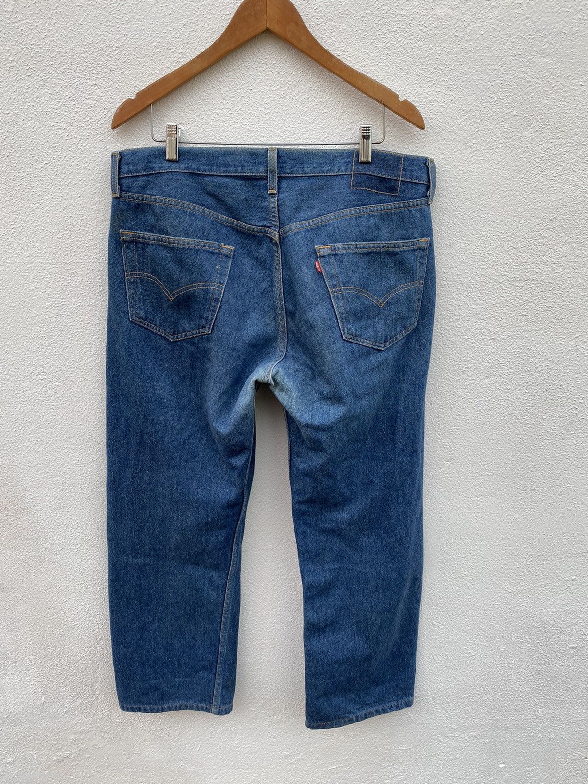 Levi's Vintage Levis 501 fly button non selvedge jeans Size US 37 - 3 Thumbnail