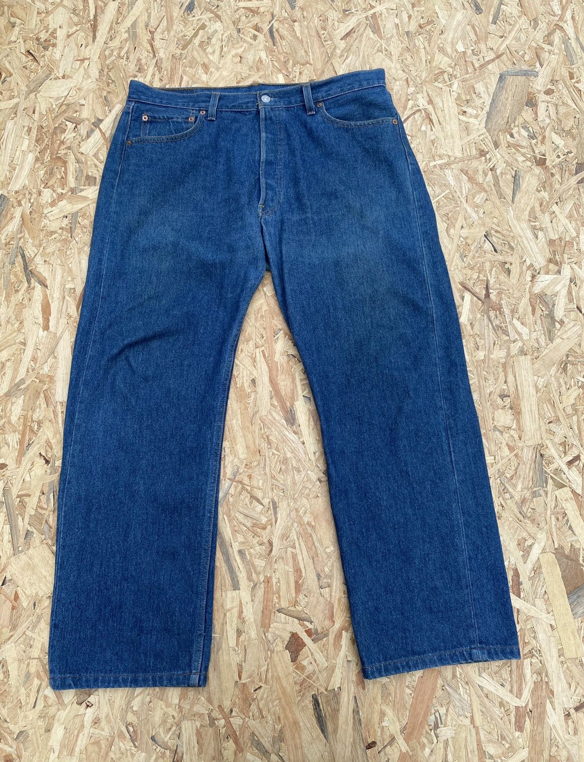 Levi's Vintage Levis 501 fly button non selvedge jeans Size US 37 - 1 Thumbnail