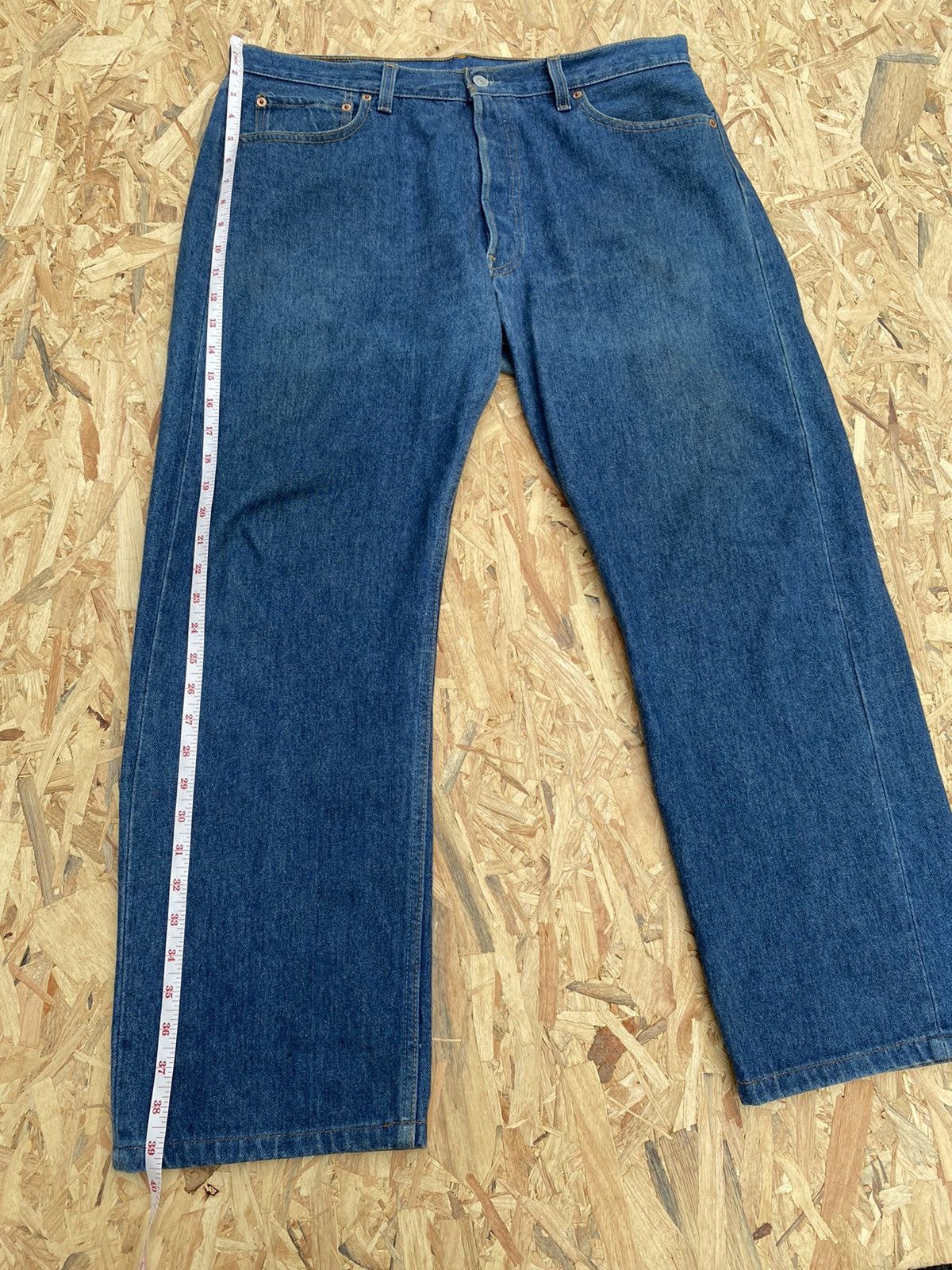 Levi's Vintage Levis 501 fly button non selvedge jeans Size US 37 - 9 Thumbnail