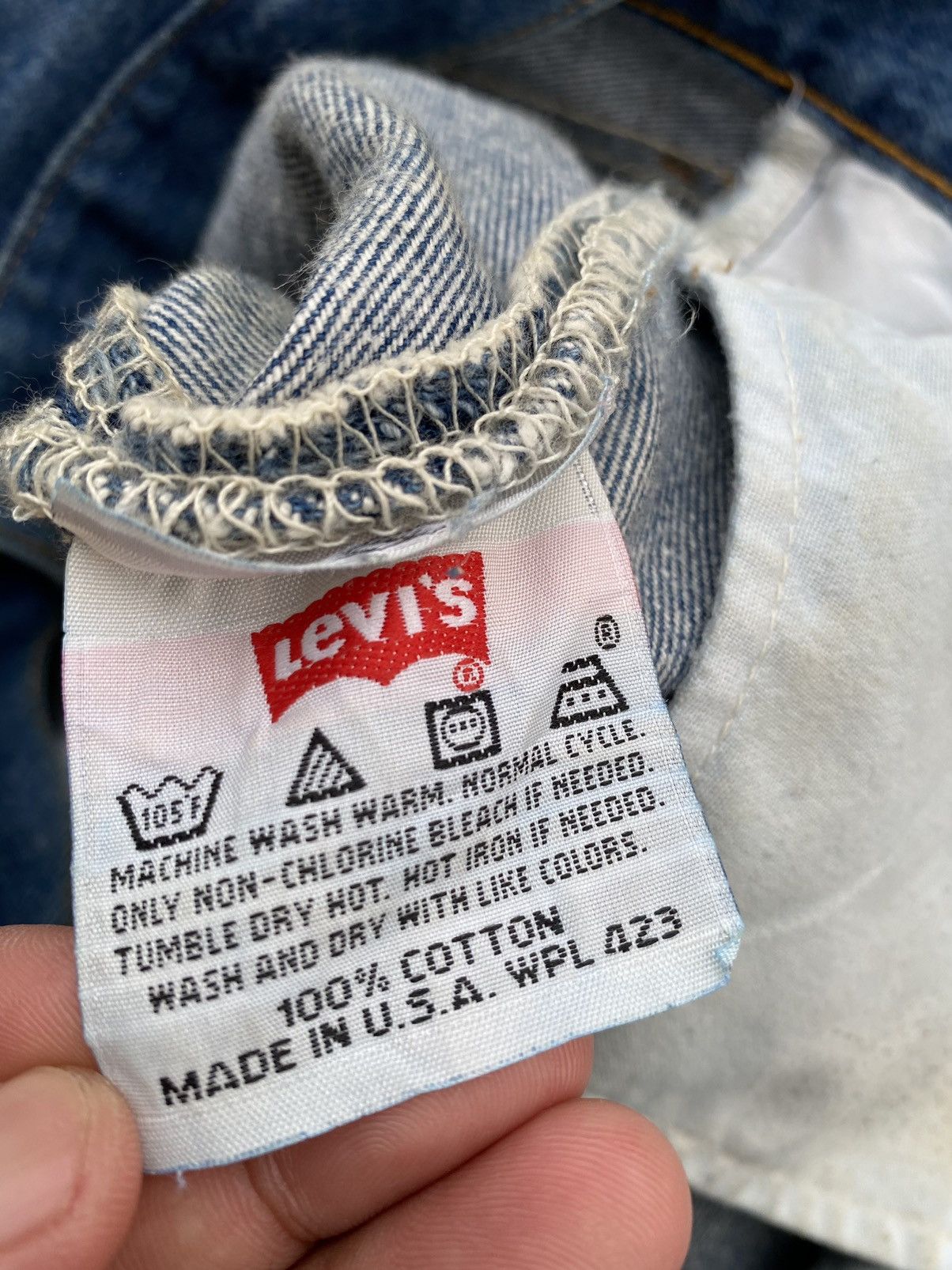 Levi's Vintage Levis 501 fly button non selvedge jeans Size US 37 - 4 Thumbnail
