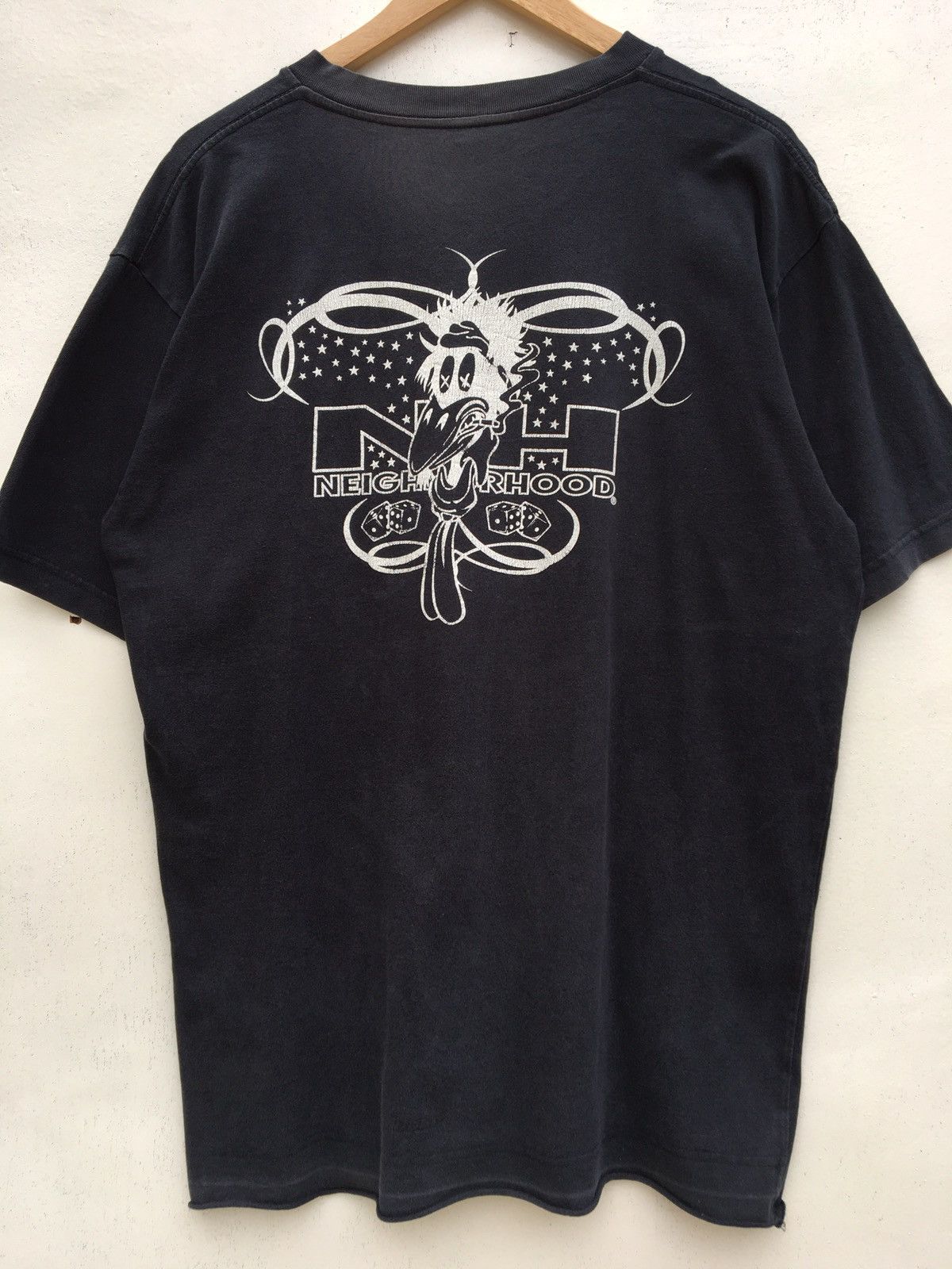 Neighborhood Rare Vintage SS03 Neighborhood Printed Spellout Tshirt Size US L / EU 52-54 / 3 - 5 Thumbnail
