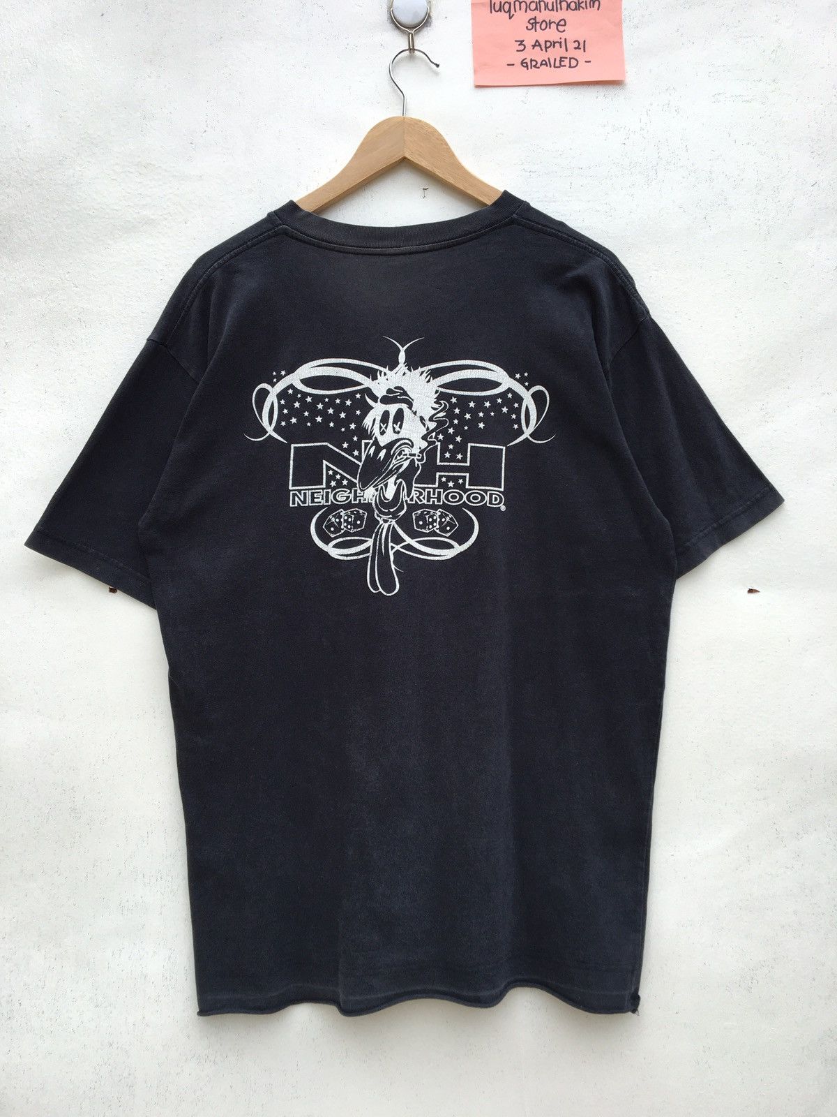 Neighborhood Rare Vintage SS03 Neighborhood Printed Spellout Tshirt Size US L / EU 52-54 / 3 - 2 Thumbnail
