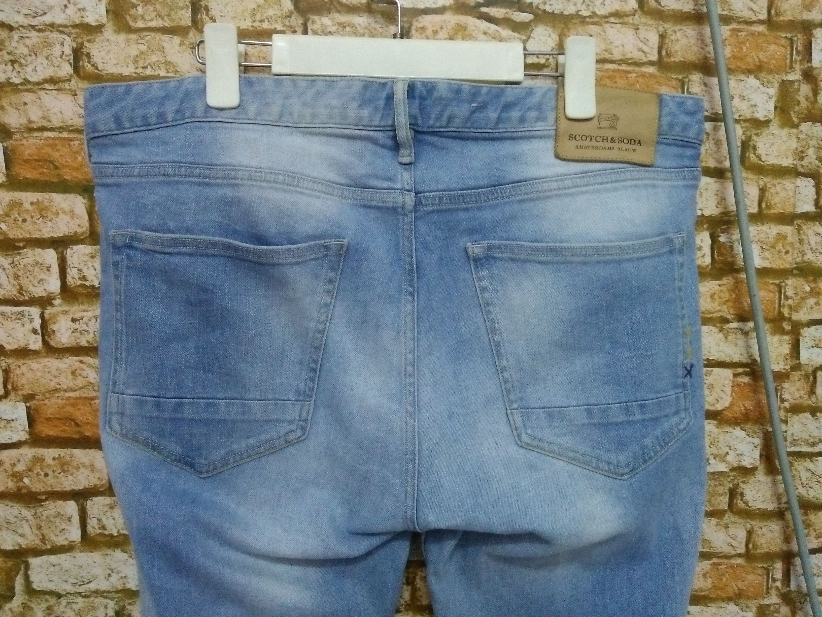 Scotch & Soda SCOTCH & SODA AMSTERDAM'S BLAUE SKIM DENIM (B124) W36 Size US 36 / EU 52 - 4 Thumbnail