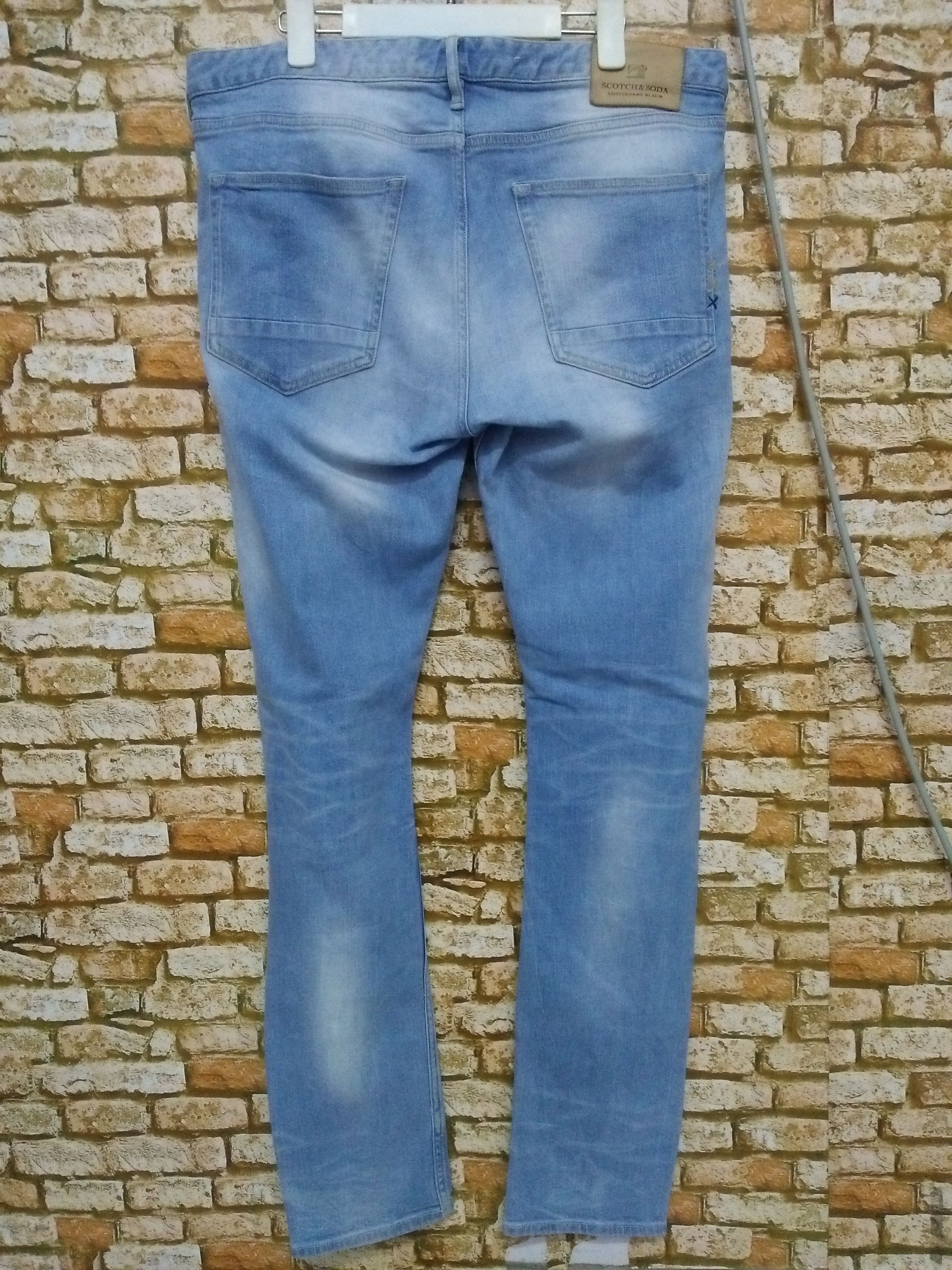 Scotch & Soda SCOTCH & SODA AMSTERDAM'S BLAUE SKIM DENIM (B124) W36 Size US 36 / EU 52 - 3 Thumbnail