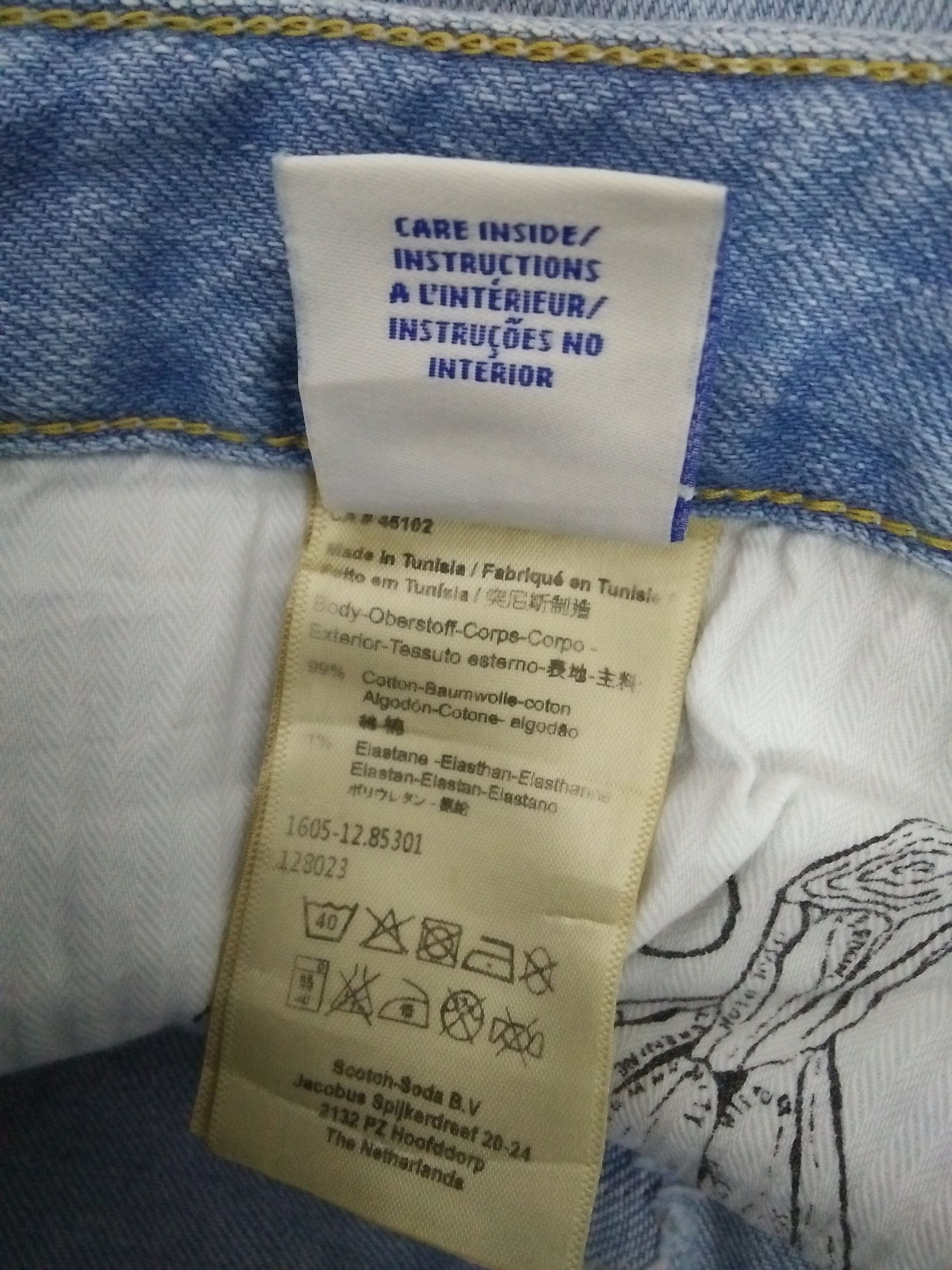 Scotch & Soda SCOTCH & SODA AMSTERDAM'S BLAUE SKIM DENIM (B124) W36 Size US 36 / EU 52 - 10 Thumbnail