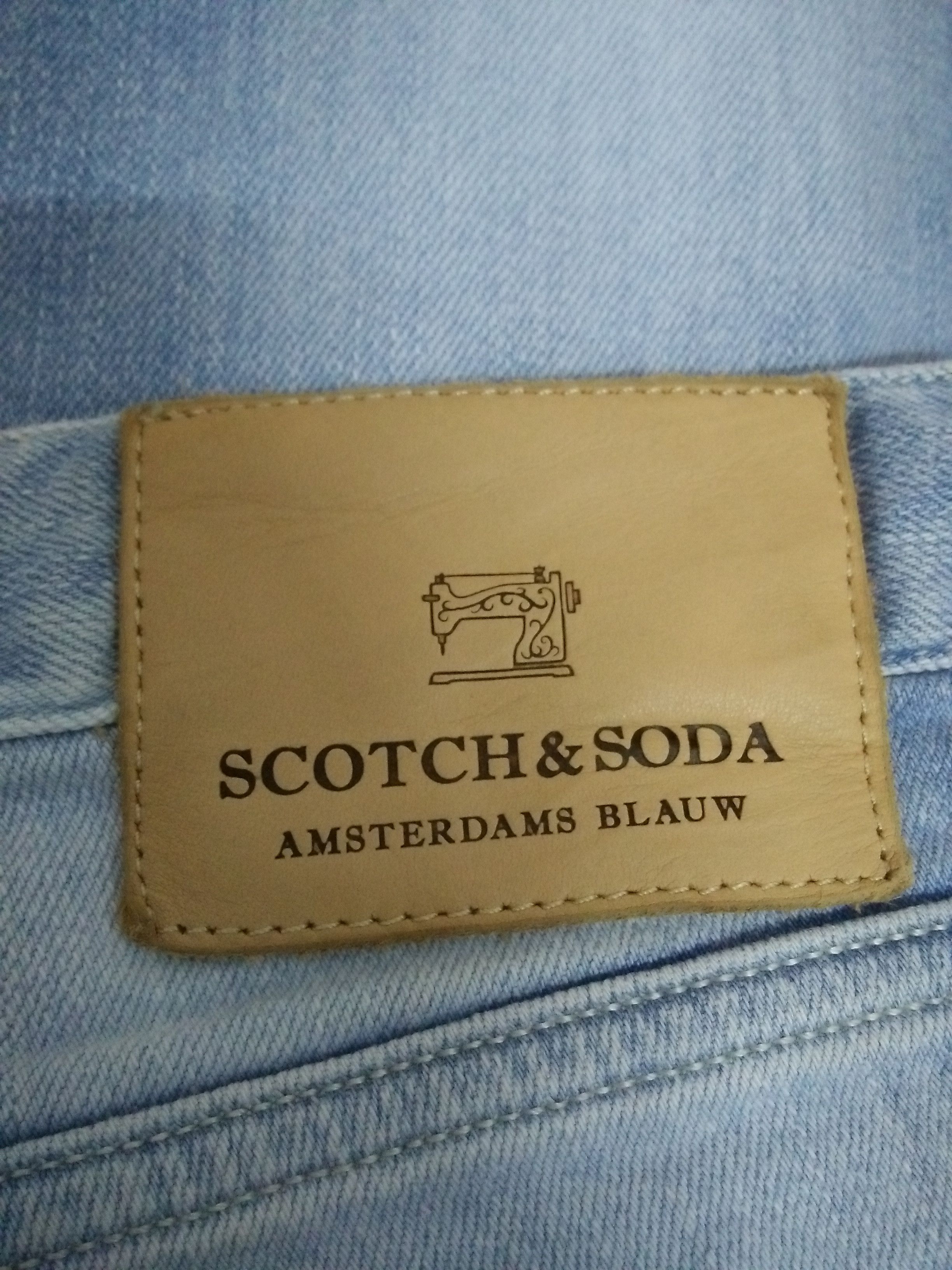 Scotch & Soda SCOTCH & SODA AMSTERDAM'S BLAUE SKIM DENIM (B124) W36 Size US 36 / EU 52 - 18 Thumbnail