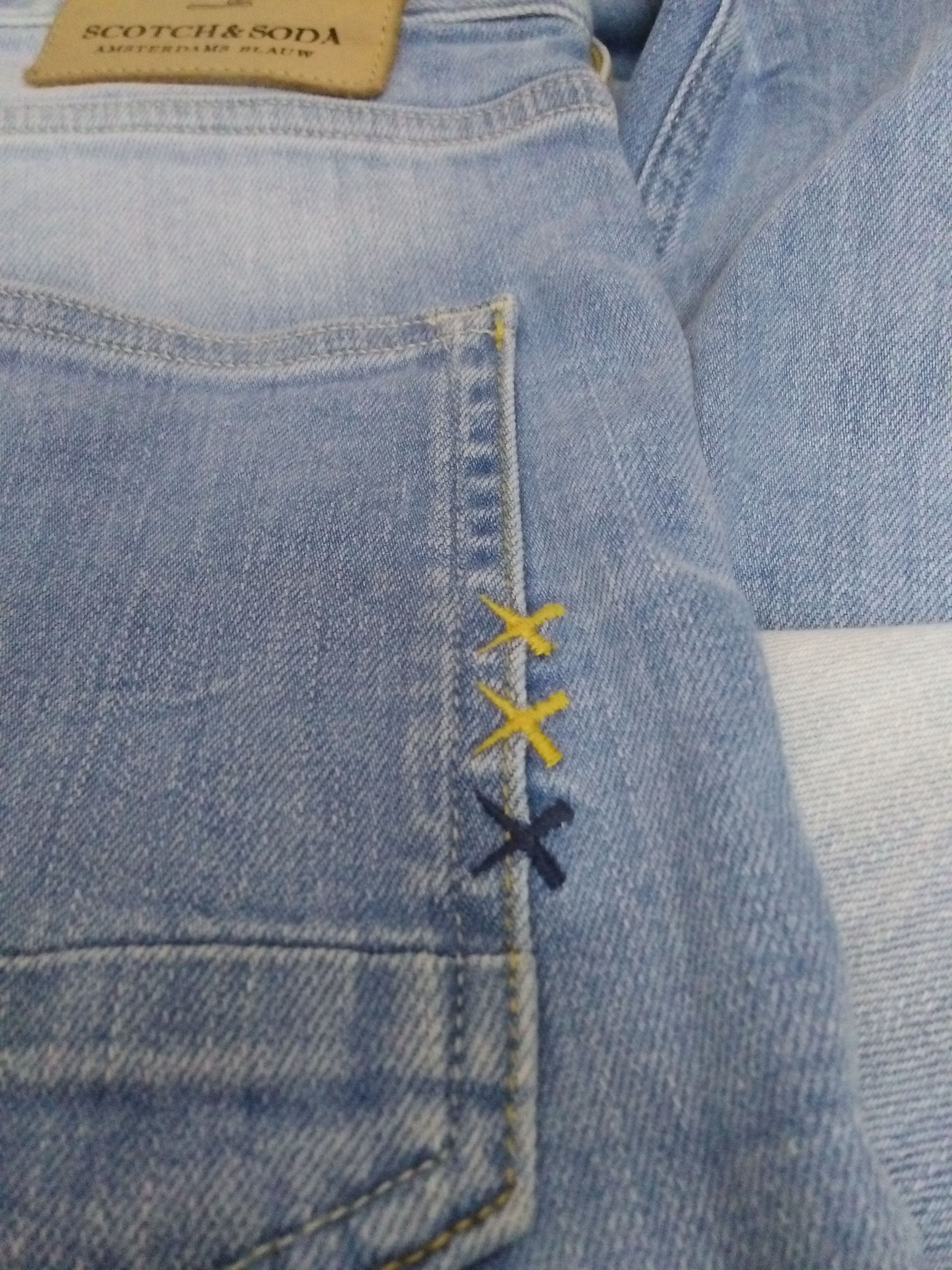 Scotch & Soda SCOTCH & SODA AMSTERDAM'S BLAUE SKIM DENIM (B124) W36 Size US 36 / EU 52 - 19 Thumbnail