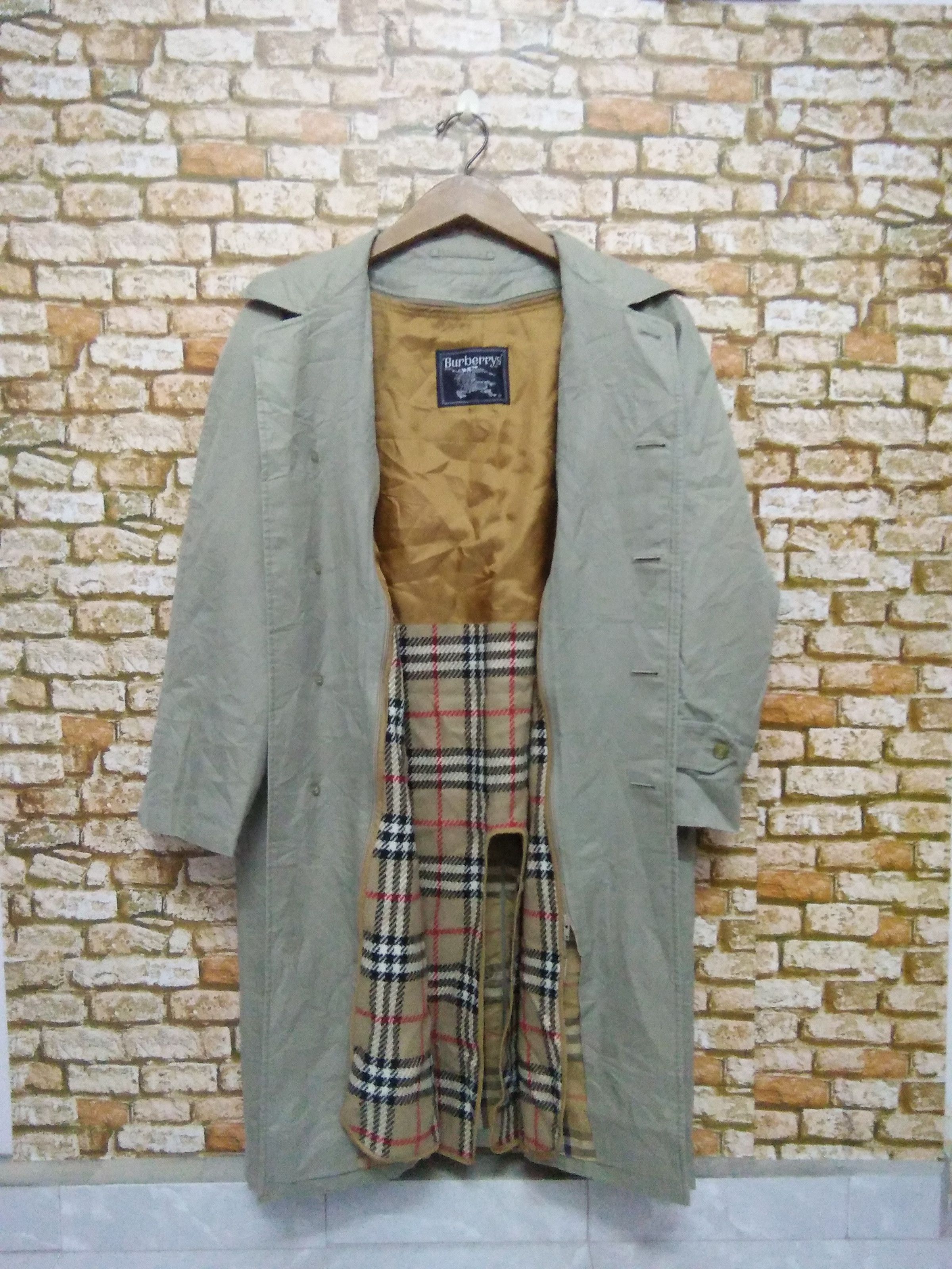 Burberry BURBERRY TRENCH COAT NOVA CHECK WITH INNER (A247) Size US L / EU 52-54 / 3 - 1 Thumbnail