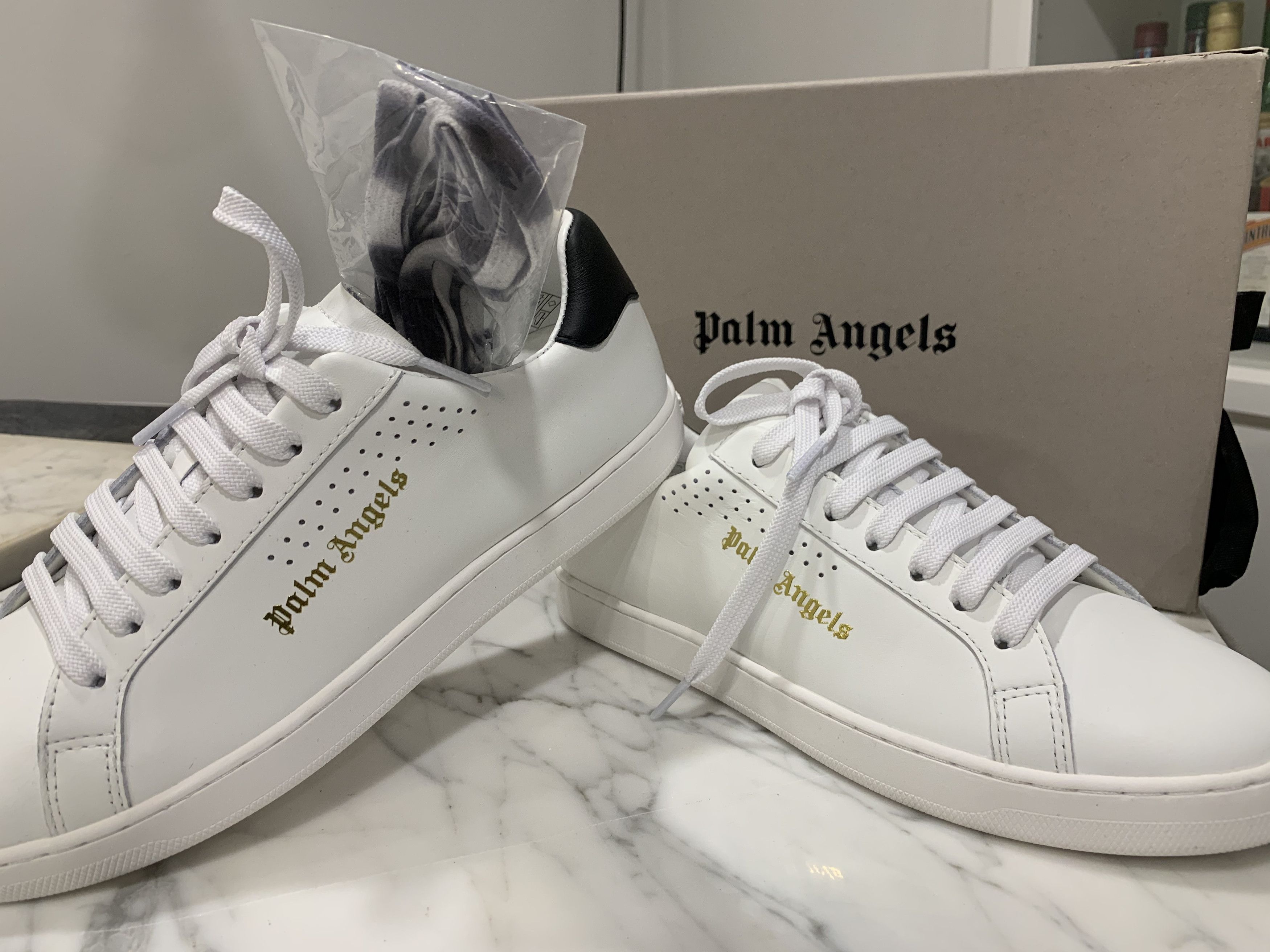 スニーカー PALM ANGELS Men Sneakers PMIA078F22LEA0010110 White Palm Angels Palm angel white sneakers palm one | Grailed