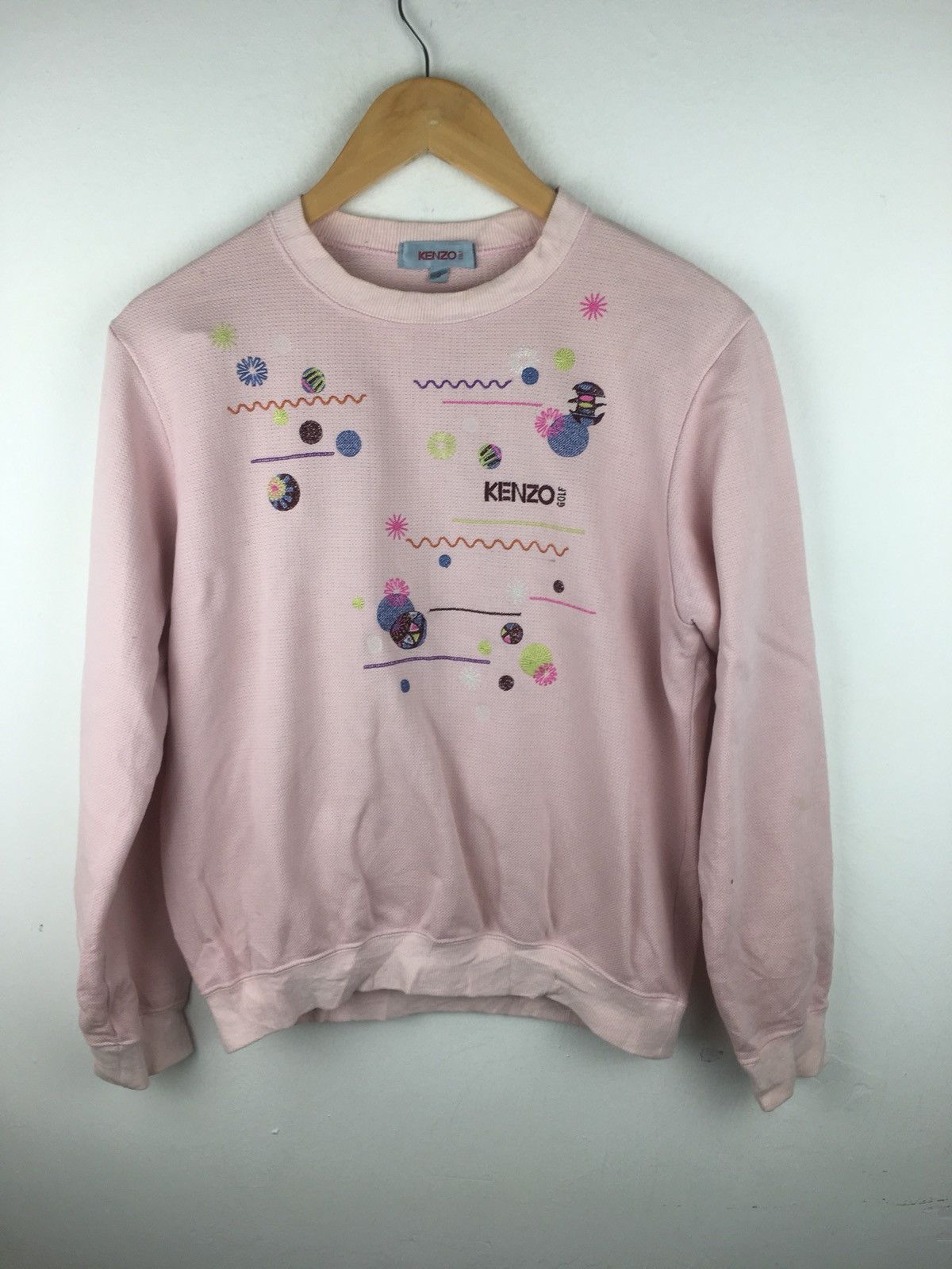 Kenzo × Vintage Vintage kenzo sweatshirt embroidered armpit21x23.5 Size M / US 6-8 / IT 42-44 - 1 Thumbnail