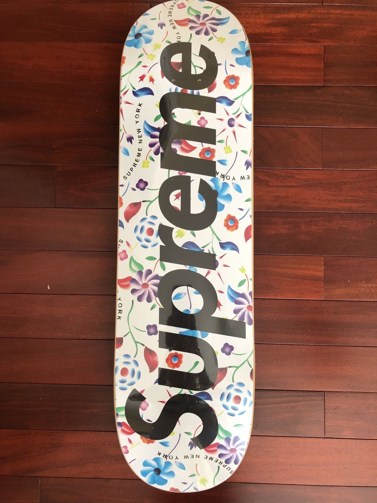 Supreme Airbrushed Floral Skateboard | Grailed