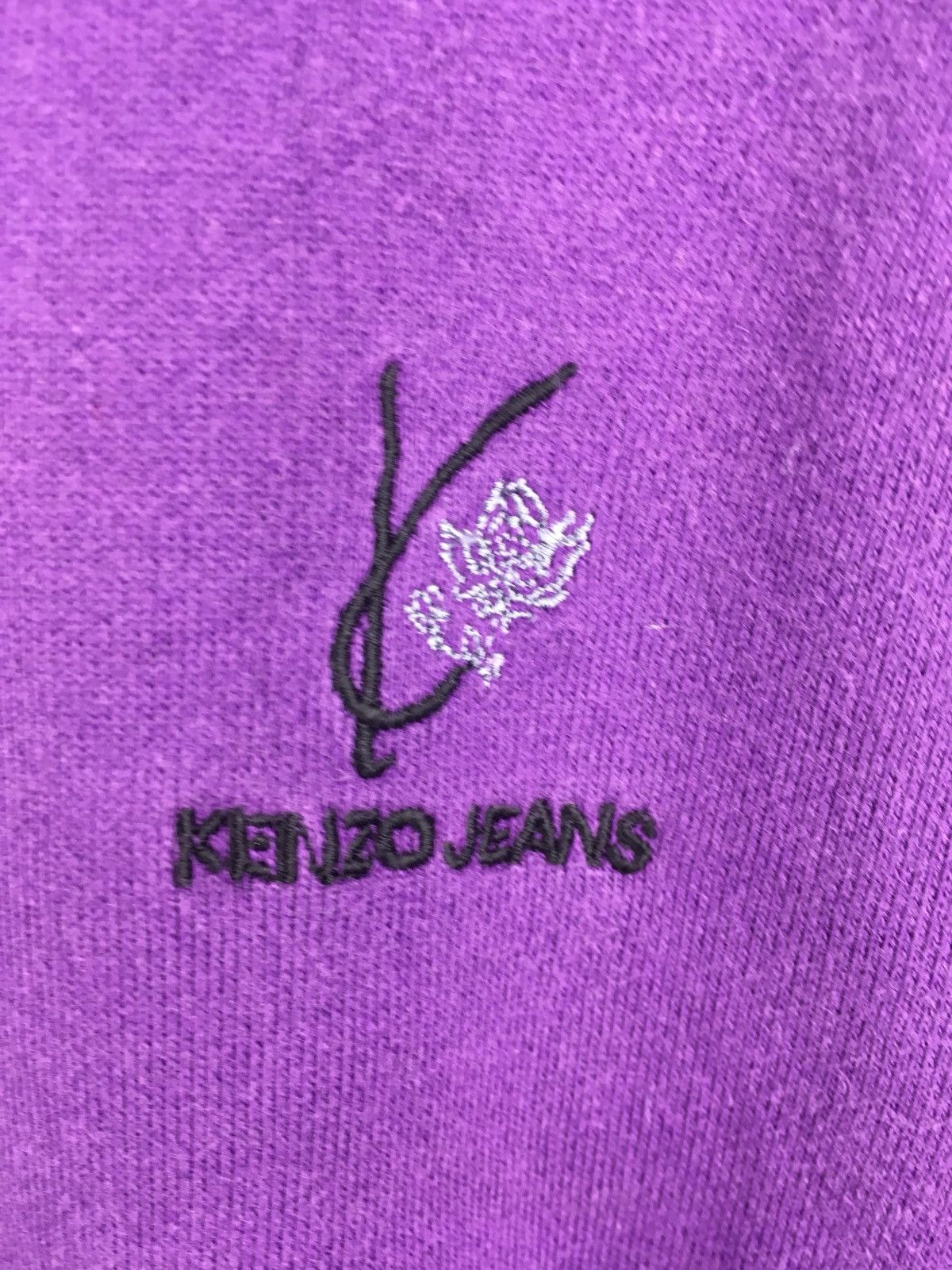 Japanese Brand × Kenzo × Vintage Kenzo Jeans Sweatshirt jumper crewneck armpit 24x26 Size US L / EU 52-54 / 3 - 5 Thumbnail