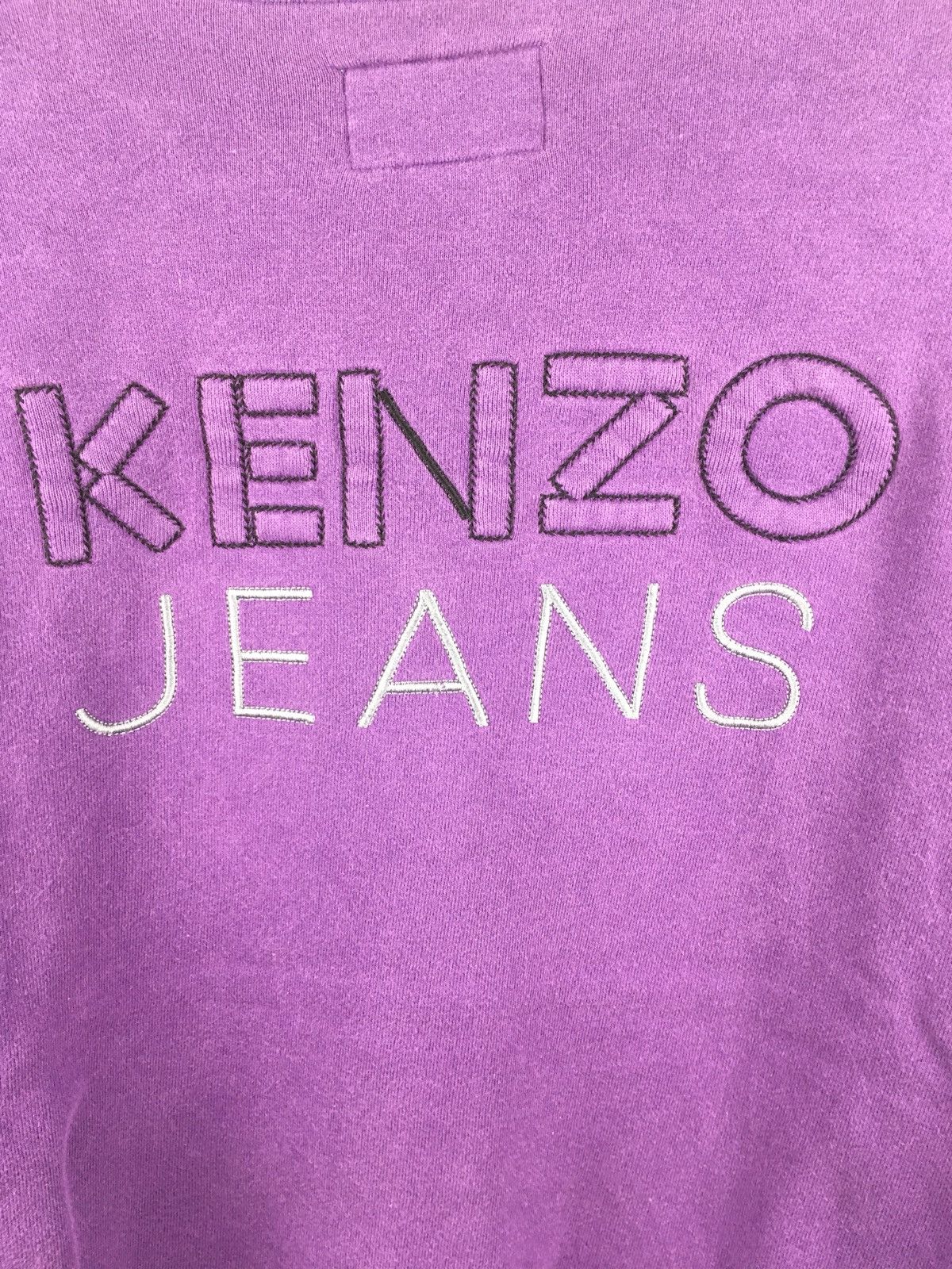 Japanese Brand × Kenzo × Vintage Kenzo Jeans Sweatshirt jumper crewneck armpit 24x26 Size US L / EU 52-54 / 3 - 6 Thumbnail