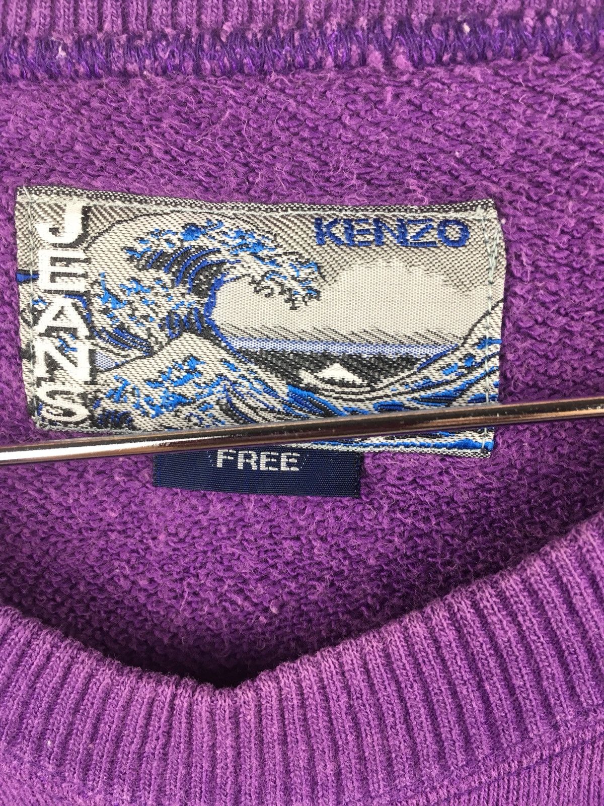 Japanese Brand × Kenzo × Vintage Kenzo Jeans Sweatshirt jumper crewneck armpit 24x26 Size US L / EU 52-54 / 3 - 7 Thumbnail
