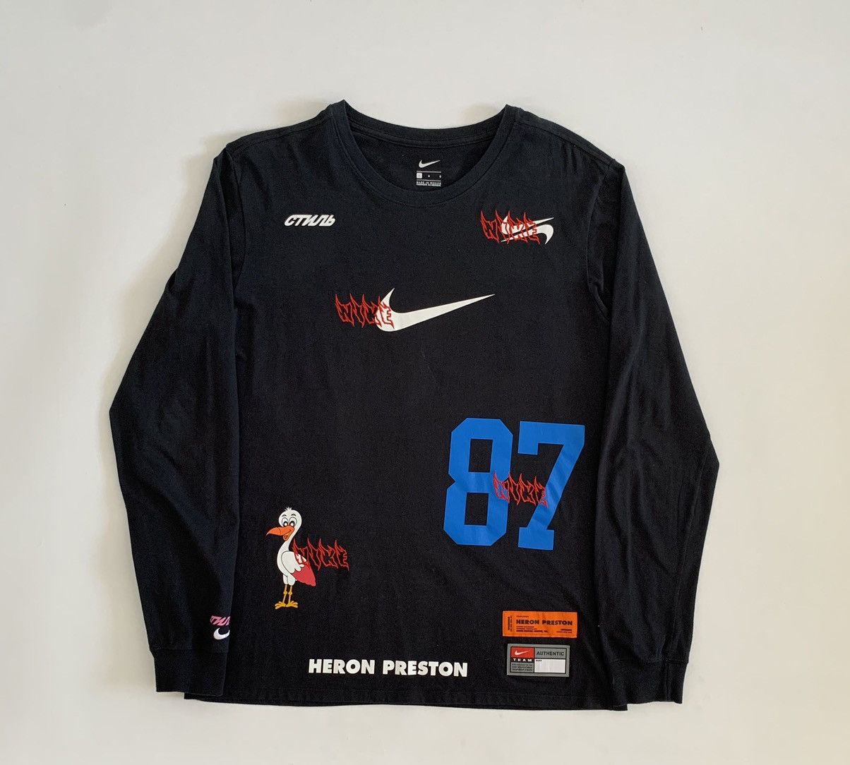 Heron preston nike shirt online