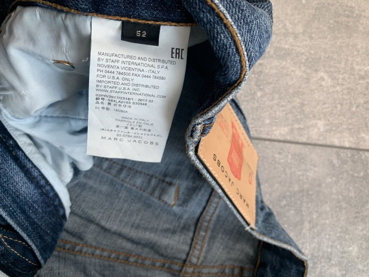 Designer Marc Jacobs slim denim luxury jeans Size US 34 / EU 50 - 8 Thumbnail