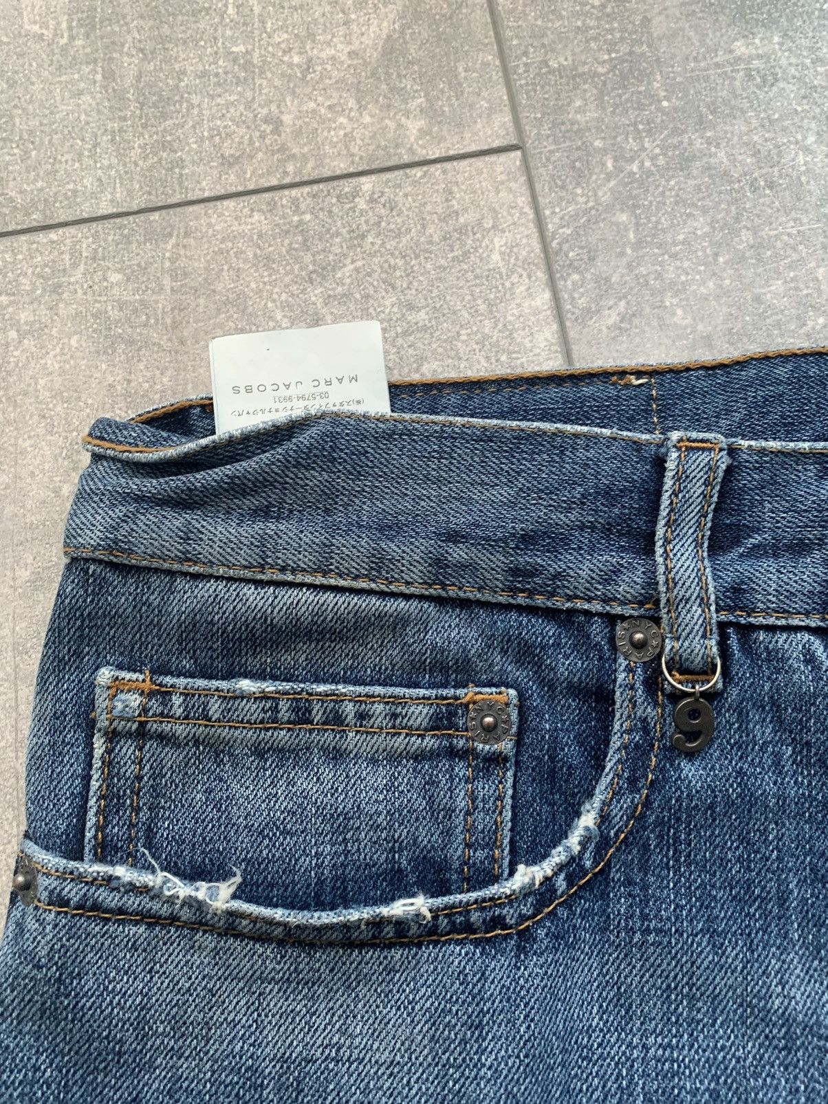Designer Marc Jacobs slim denim luxury jeans Size US 34 / EU 50 - 11 Thumbnail