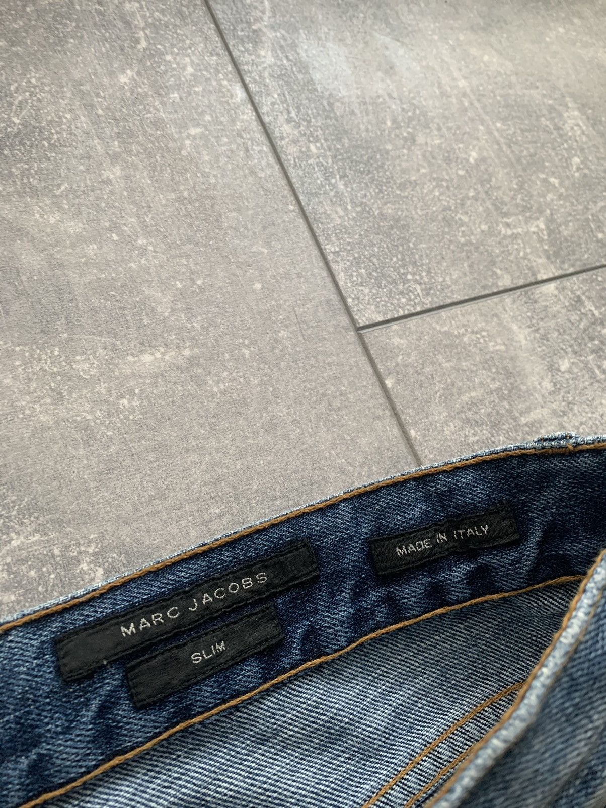 Designer Marc Jacobs slim denim luxury jeans Size US 34 / EU 50 - 9 Thumbnail