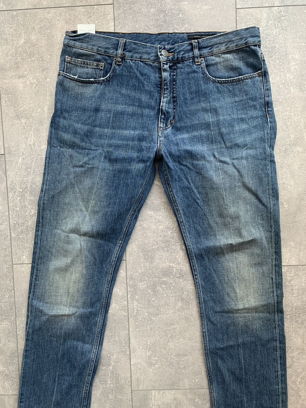 Designer Marc Jacobs slim denim luxury jeans Size US 34 / EU 50 - 13 Thumbnail