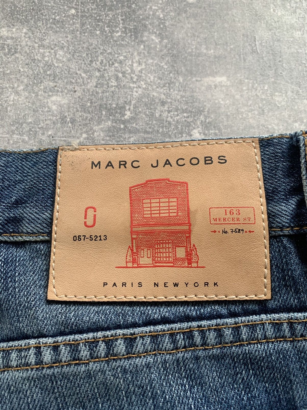 Designer Marc Jacobs slim denim luxury jeans Size US 34 / EU 50 - 6 Thumbnail