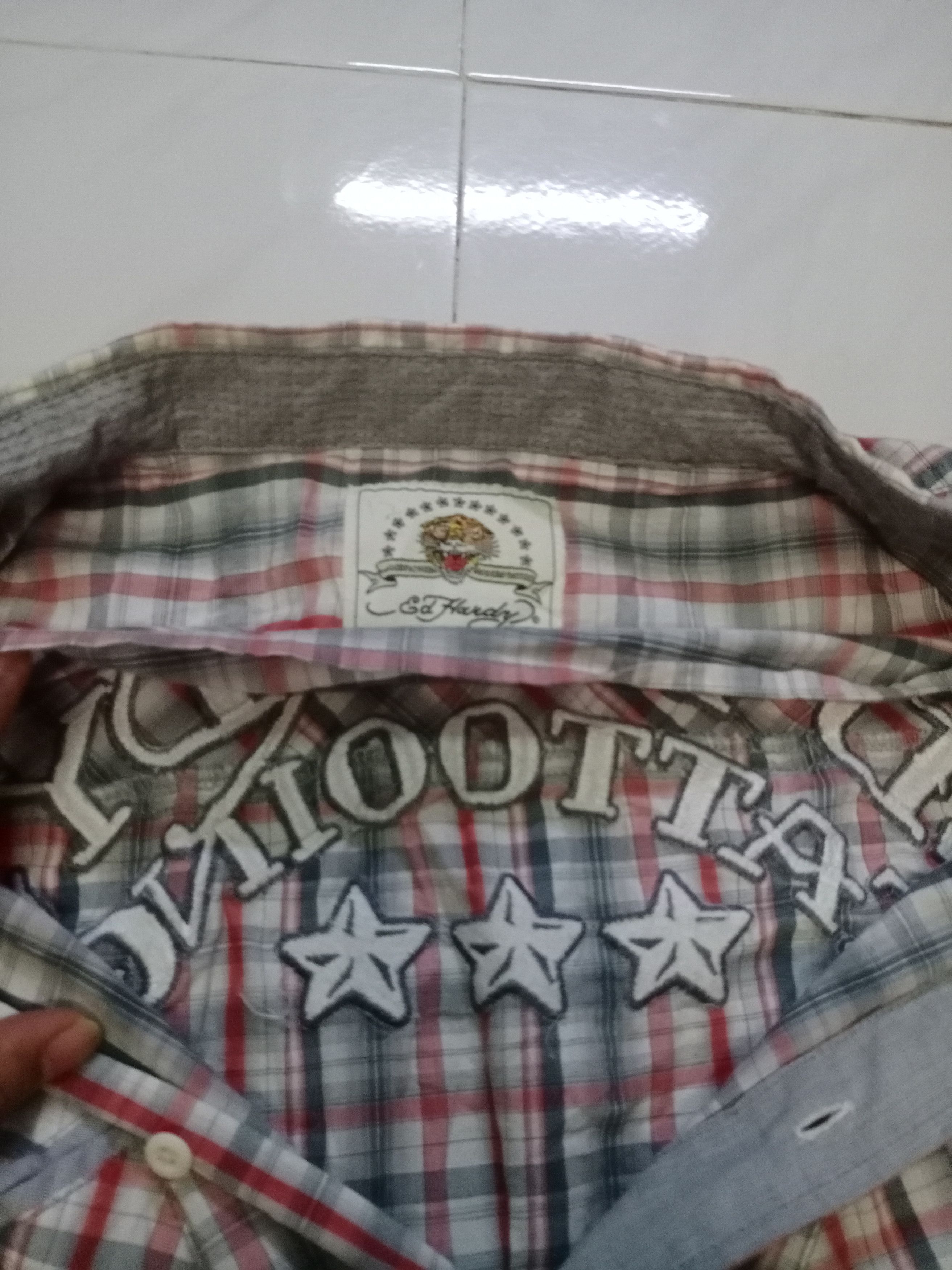 Ed Hardy × Vintage Vintage Ed Hardy USMC button up Size US XXL / EU 58 / 5 - 8 Thumbnail