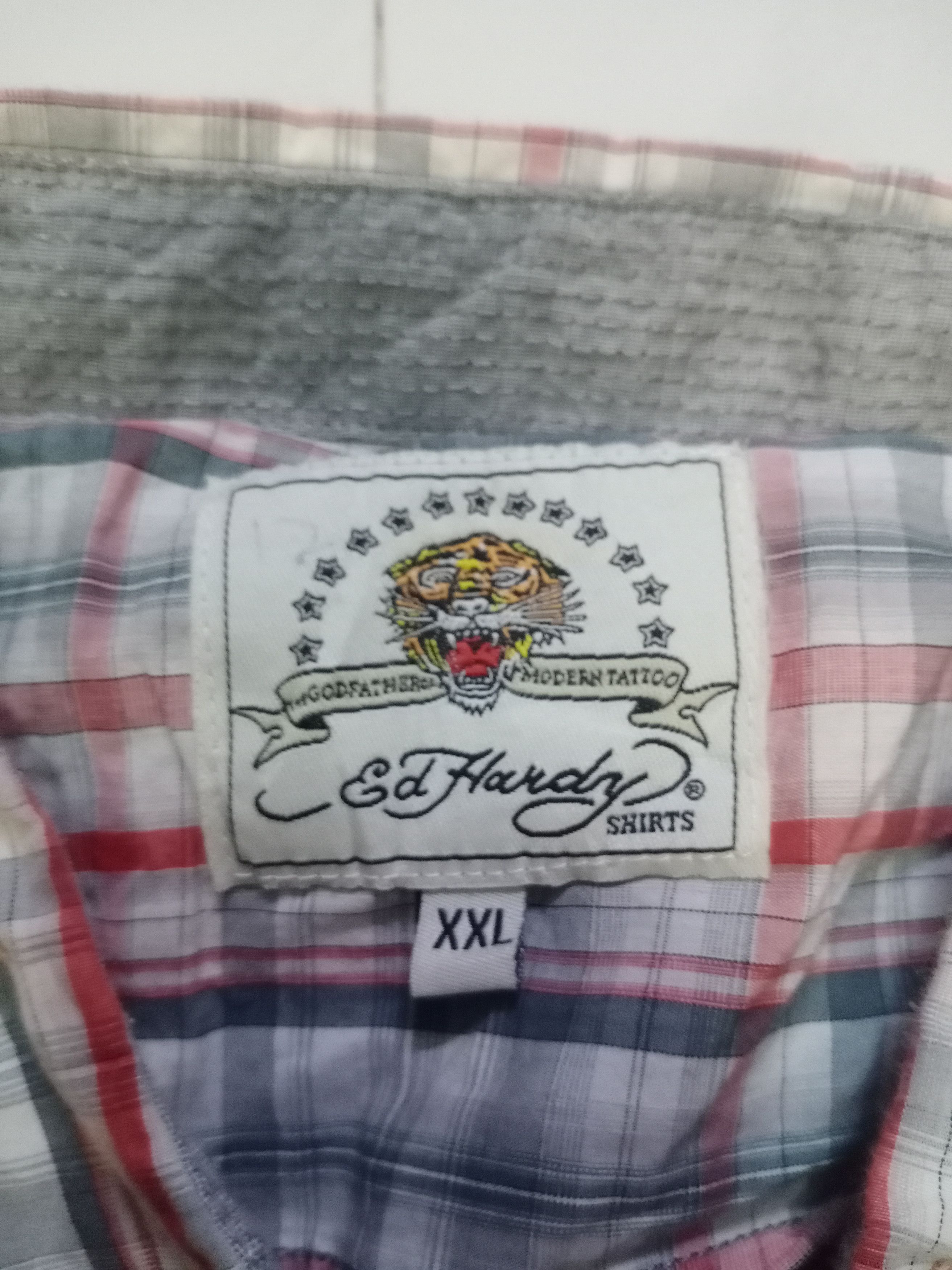 Ed Hardy × Vintage Vintage Ed Hardy USMC button up Size US XXL / EU 58 / 5 - 7 Thumbnail