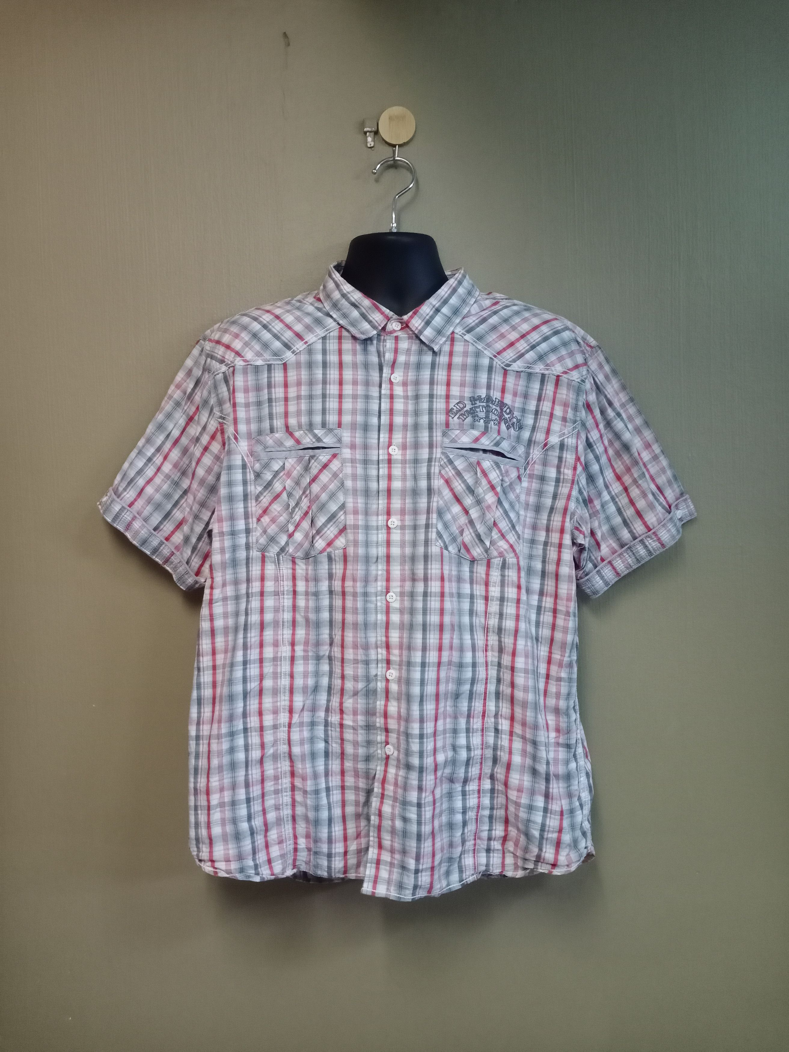 Ed Hardy × Vintage Vintage Ed Hardy USMC button up Size US XXL / EU 58 / 5 - 2 Thumbnail