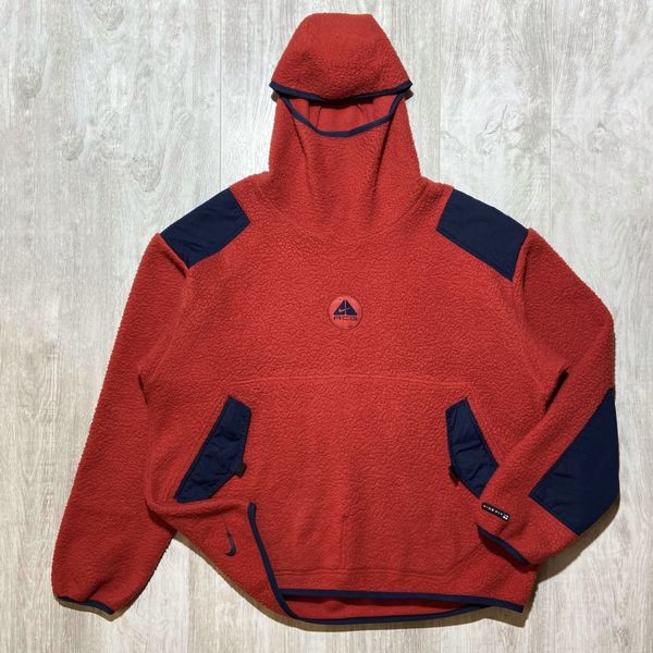 Nike Vintage Nike ACG Fleece Sherpa Ninja Mask Hoodie | Grailed