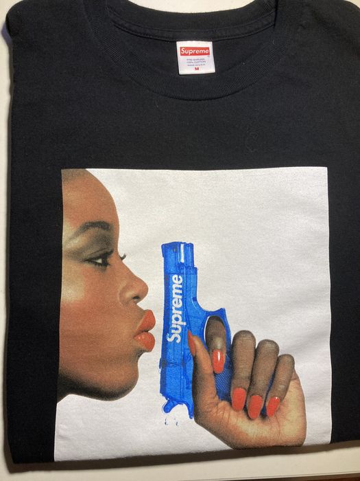 Supreme Supreme Water Pistol Tee Black | Grailed