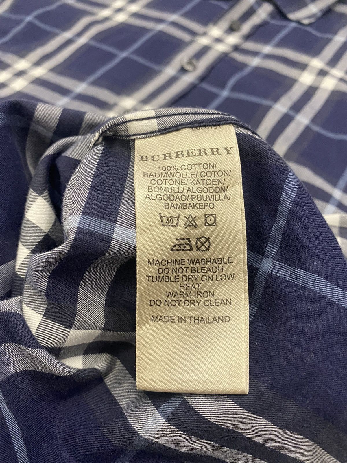 Burberry Burberry Brit Shirt Blue L Size US L / EU 52-54 / 3 - 5 Thumbnail