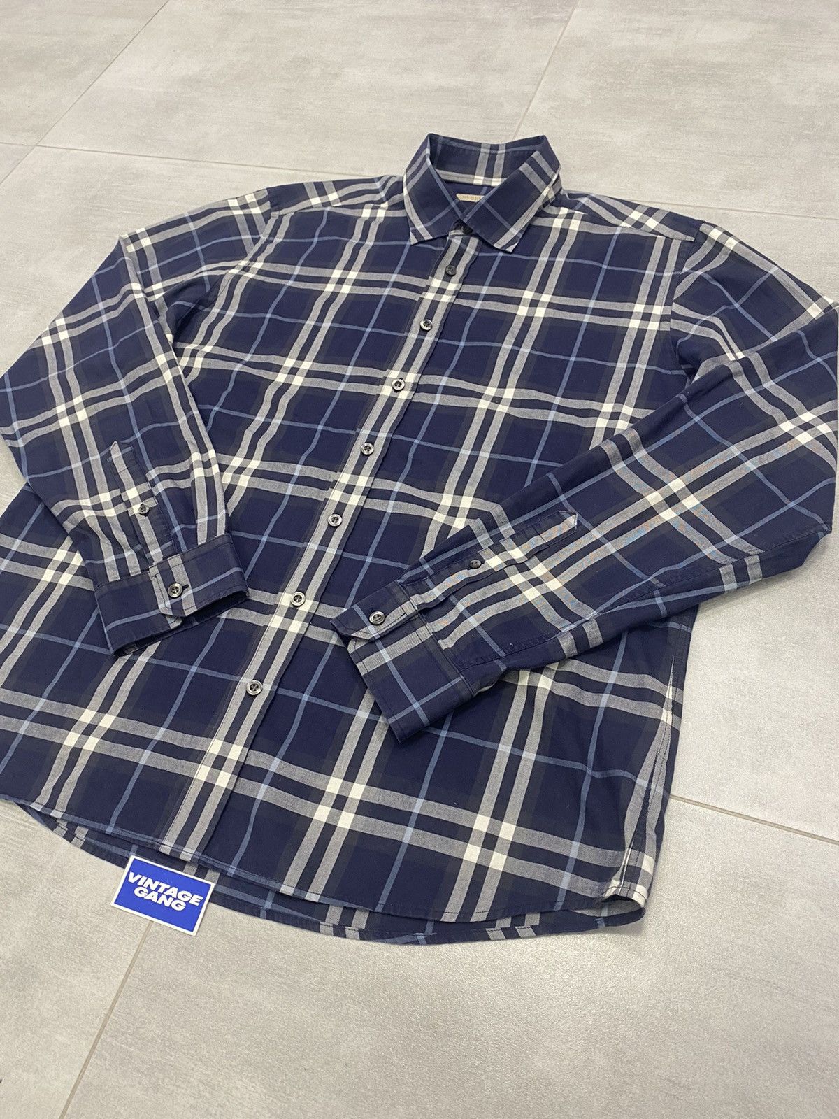 Burberry Burberry Brit Shirt Blue L Size US L / EU 52-54 / 3 - 2 Thumbnail