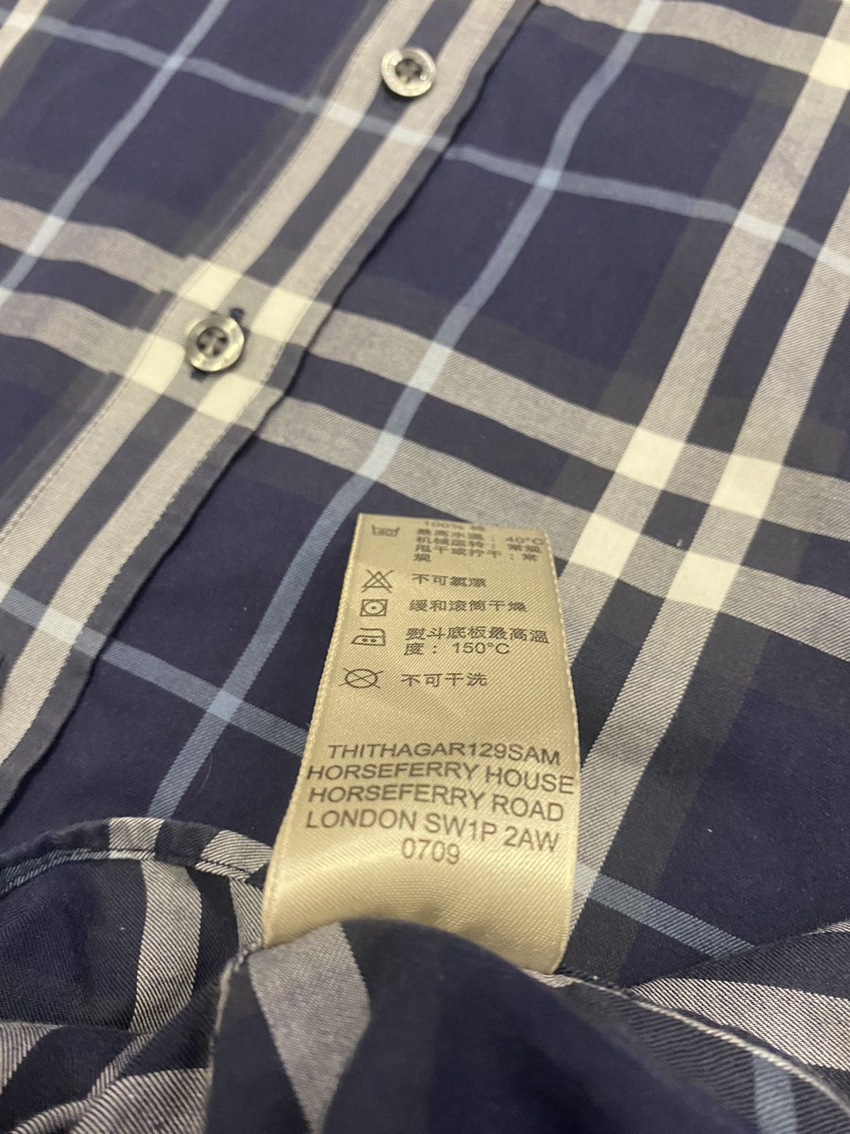 Burberry Burberry Brit Shirt Blue L Size US L / EU 52-54 / 3 - 6 Thumbnail