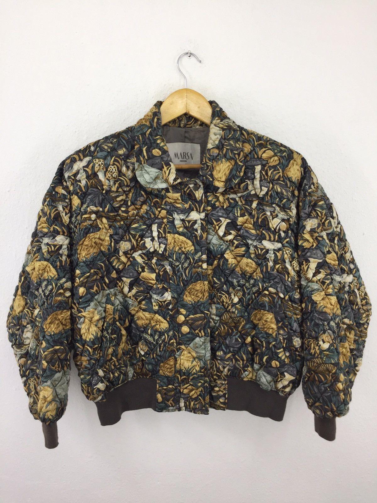 Vintage Marsa Renown. Quilted Floral Bombers Jacket | Grailed