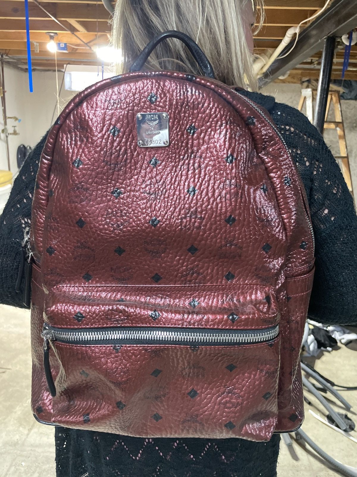 Mcm backpack no online studs