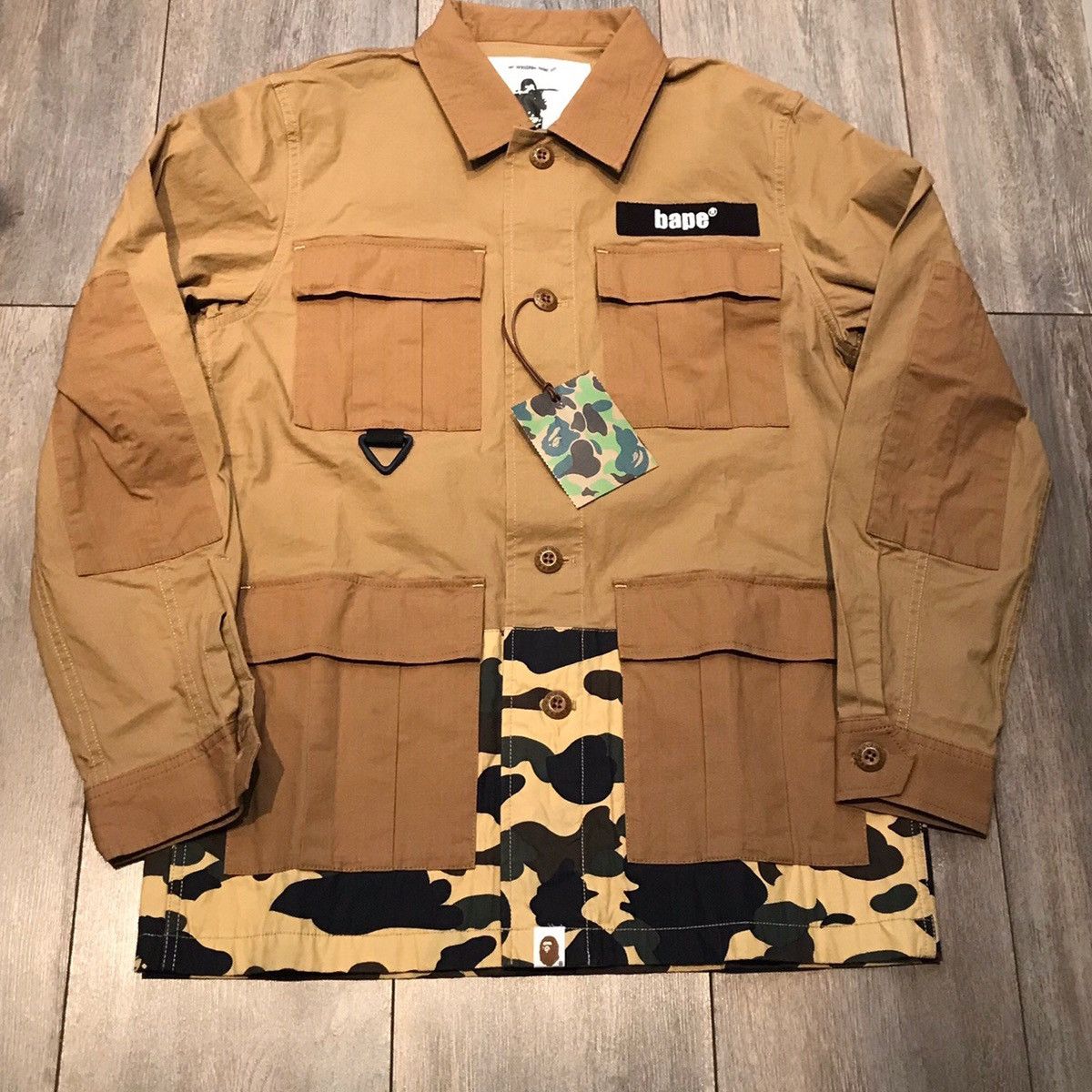 Brand New A Bathing Ape Bape Overshirt Size M