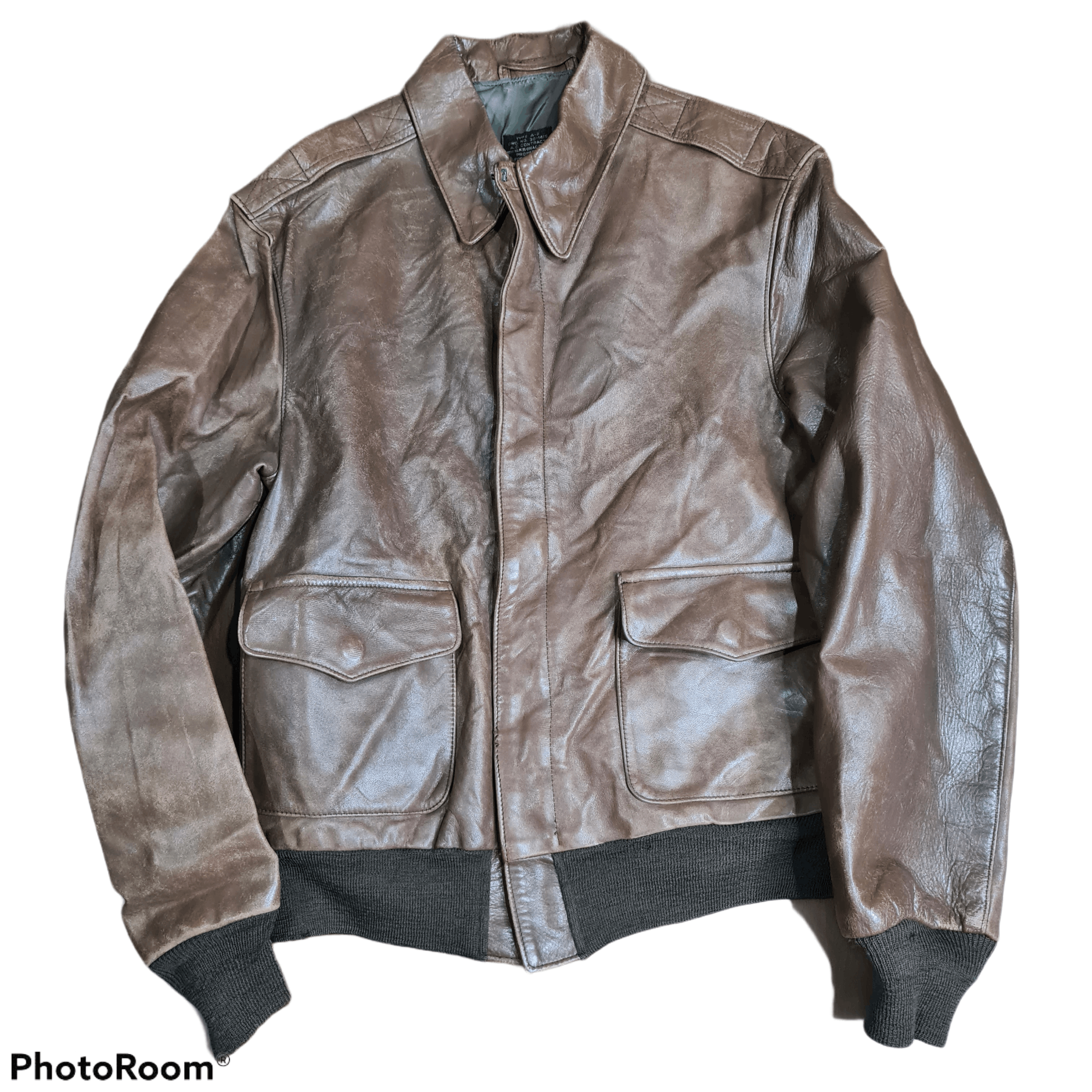 Rare Willis & geiger A-2 type flight jacket