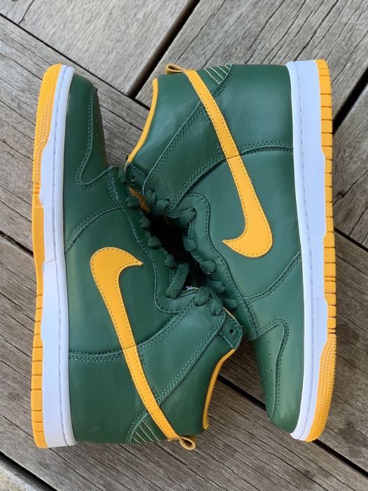 Nike Nike Dunk High Green Bay Packers NFL NikeID Size 7 Grailed